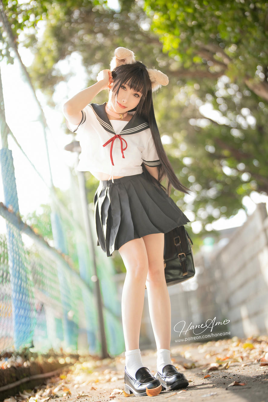 HaneAme雨波 NO.235 2月 柴犬學妹波波 [51P4V 400MB]_第2集