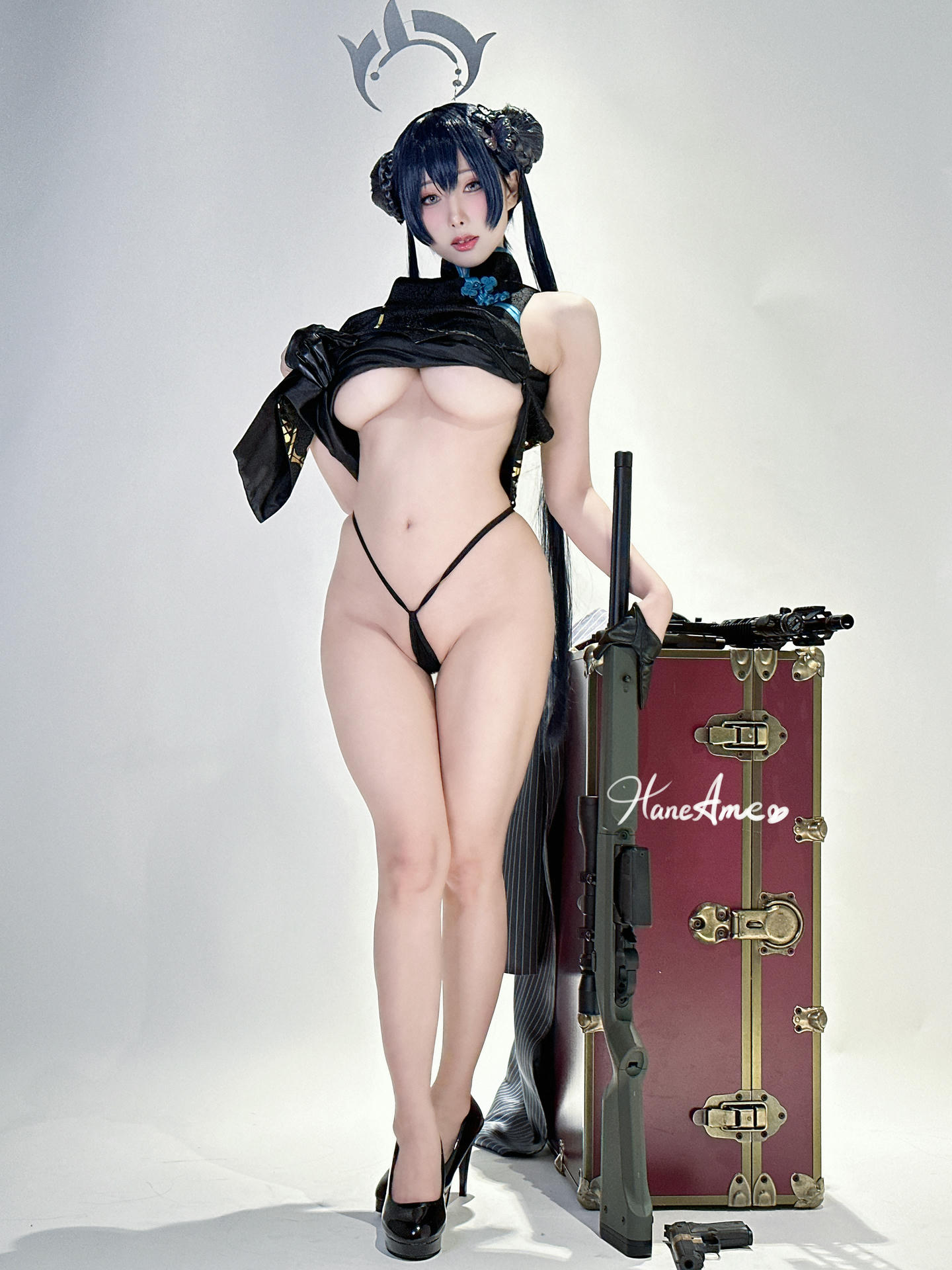 HaneAme雨波 NO.241 2023.03 4套 [170P9V 1.46GB]-BlueArchive_Kisaki 會長_第2集