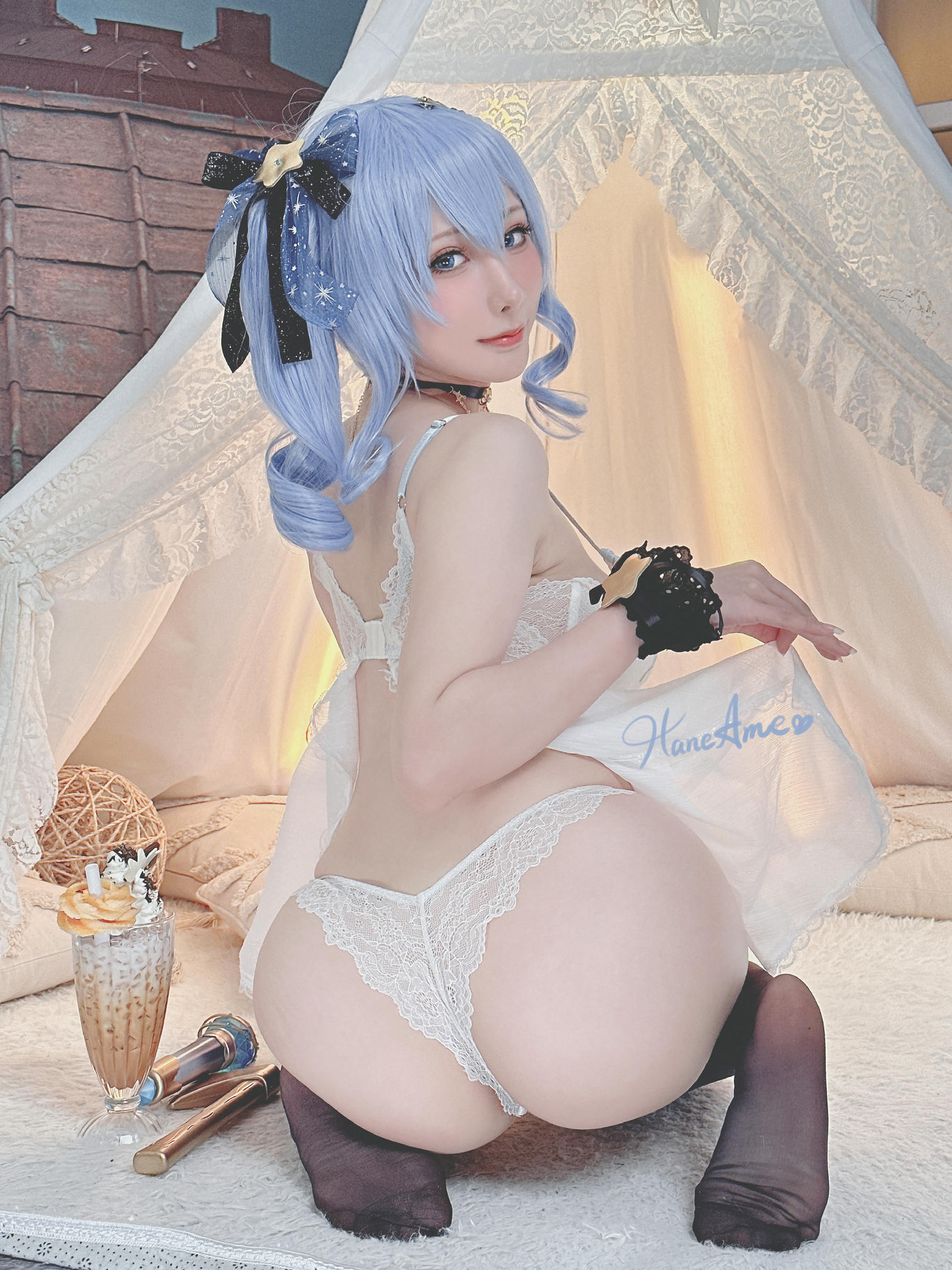 HaneAme雨波 NO.242 2023 04订阅 [148P7V 1.58GB]-Hololive_Suise_星街_第2集