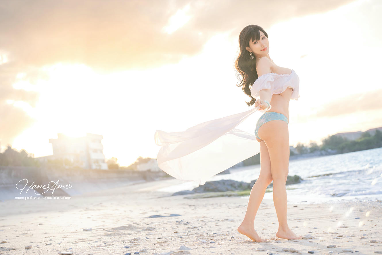 HaneAme雨波 NO.243 2023 05订阅 [155P11V 1.66GB]-Original_White sand love in Okinawa_沖繩白沙之戀_第1集