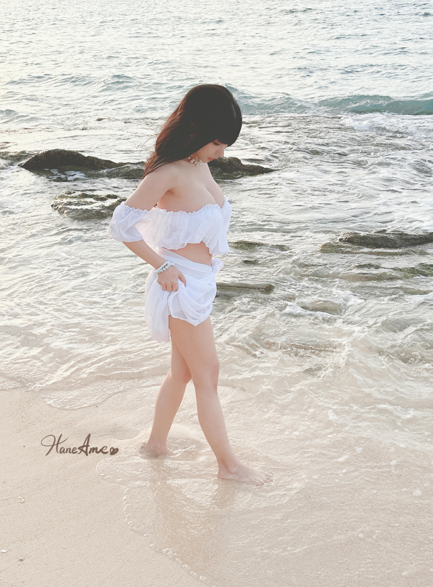 HaneAme雨波 NO.243 2023 05订阅 [155P11V 1.66GB]-Original_White sand love in Okinawa_沖繩白沙之戀_第2集