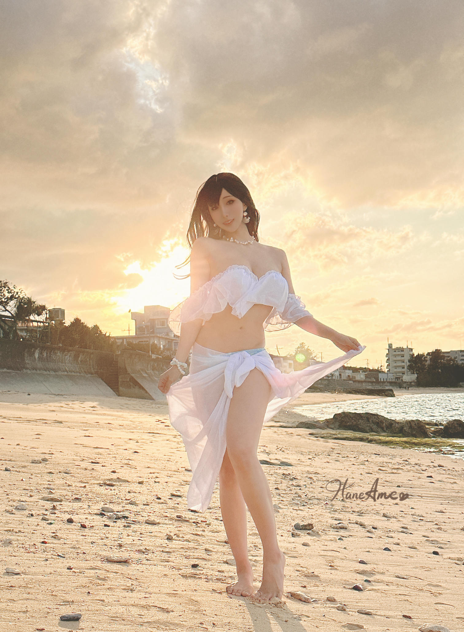 HaneAme雨波 NO.243 2023 05订阅 [155P11V 1.66GB]-Original_White sand love in Okinawa_沖繩白沙之戀_第2集