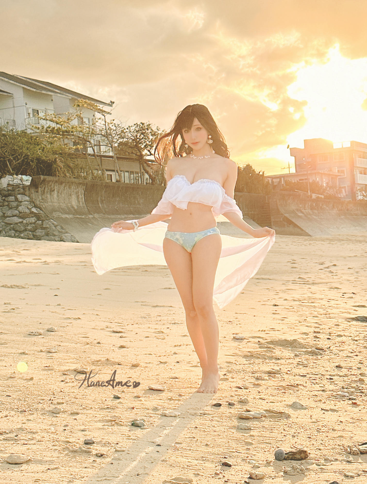 HaneAme雨波 NO.243 2023 05订阅 [155P11V 1.66GB]-Original_White sand love in Okinawa_沖繩白沙之戀_第2集