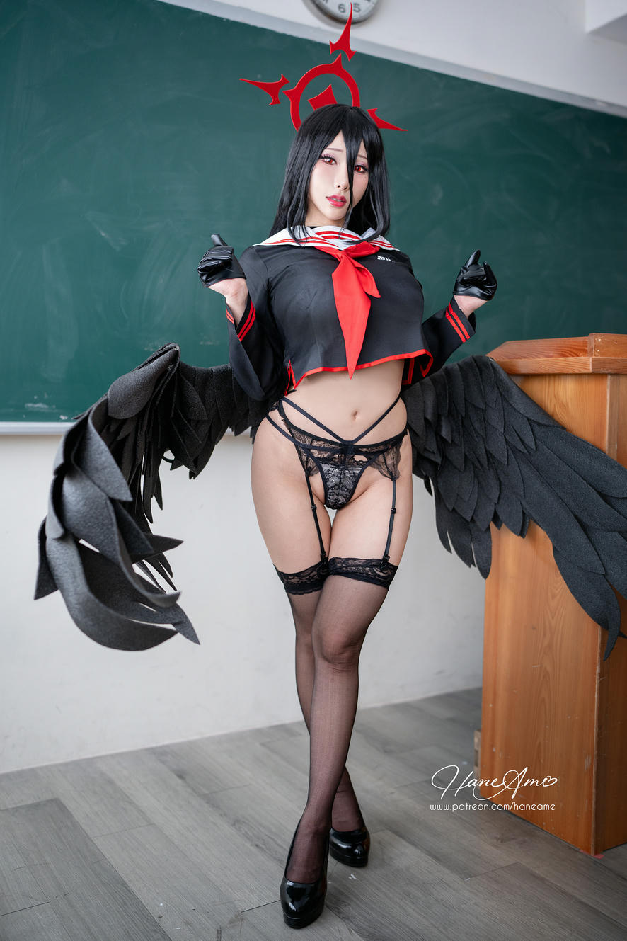 HaneAme雨波 NO.254 23年8月订阅 Blue Archive_Hanekawa Hasumi_羽川蓮實 [45P2V 402MB]_第1集