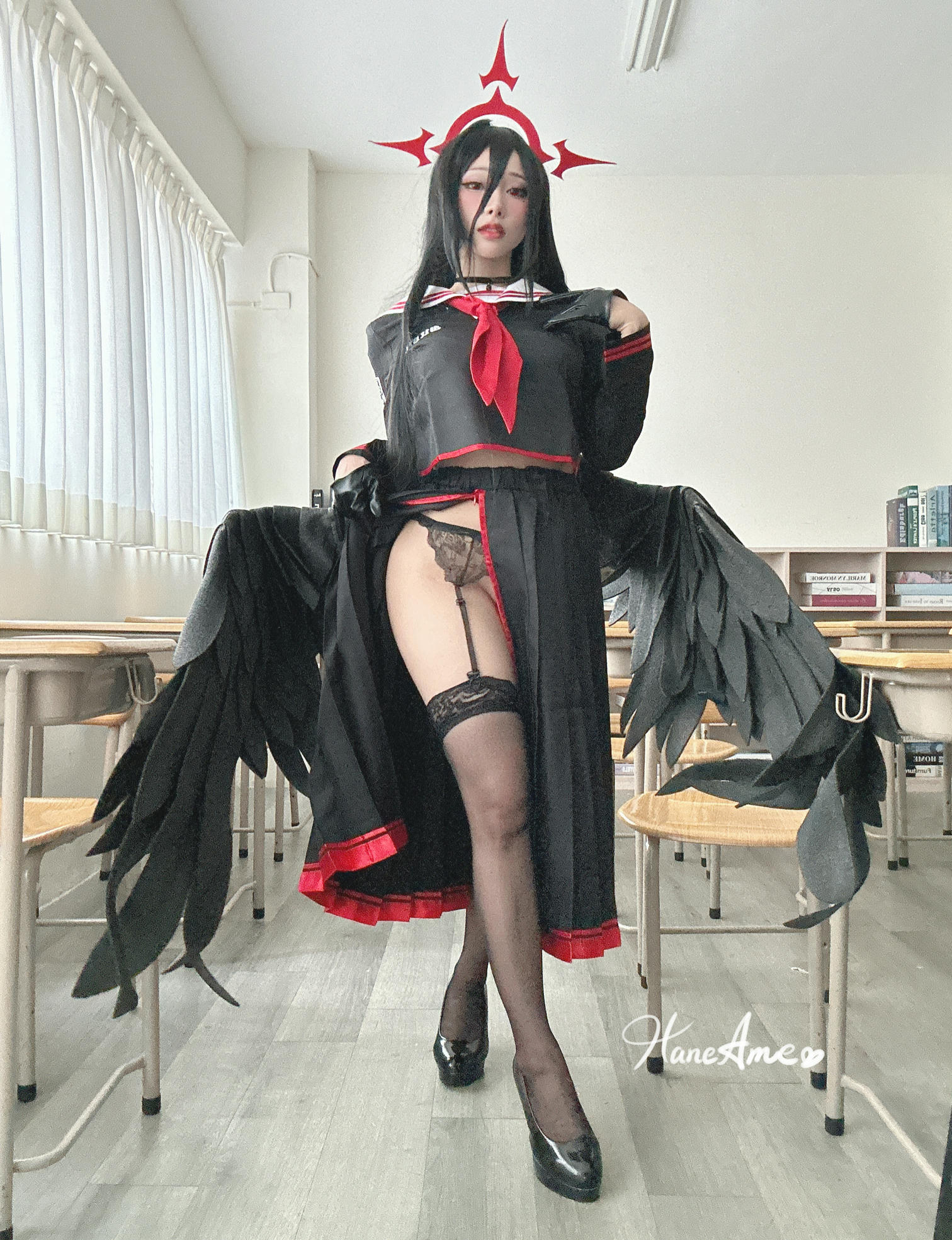 HaneAme雨波 NO.254 23年8月订阅 Blue Archive_Hanekawa Hasumi_羽川蓮實 [45P2V 402MB]_第1集