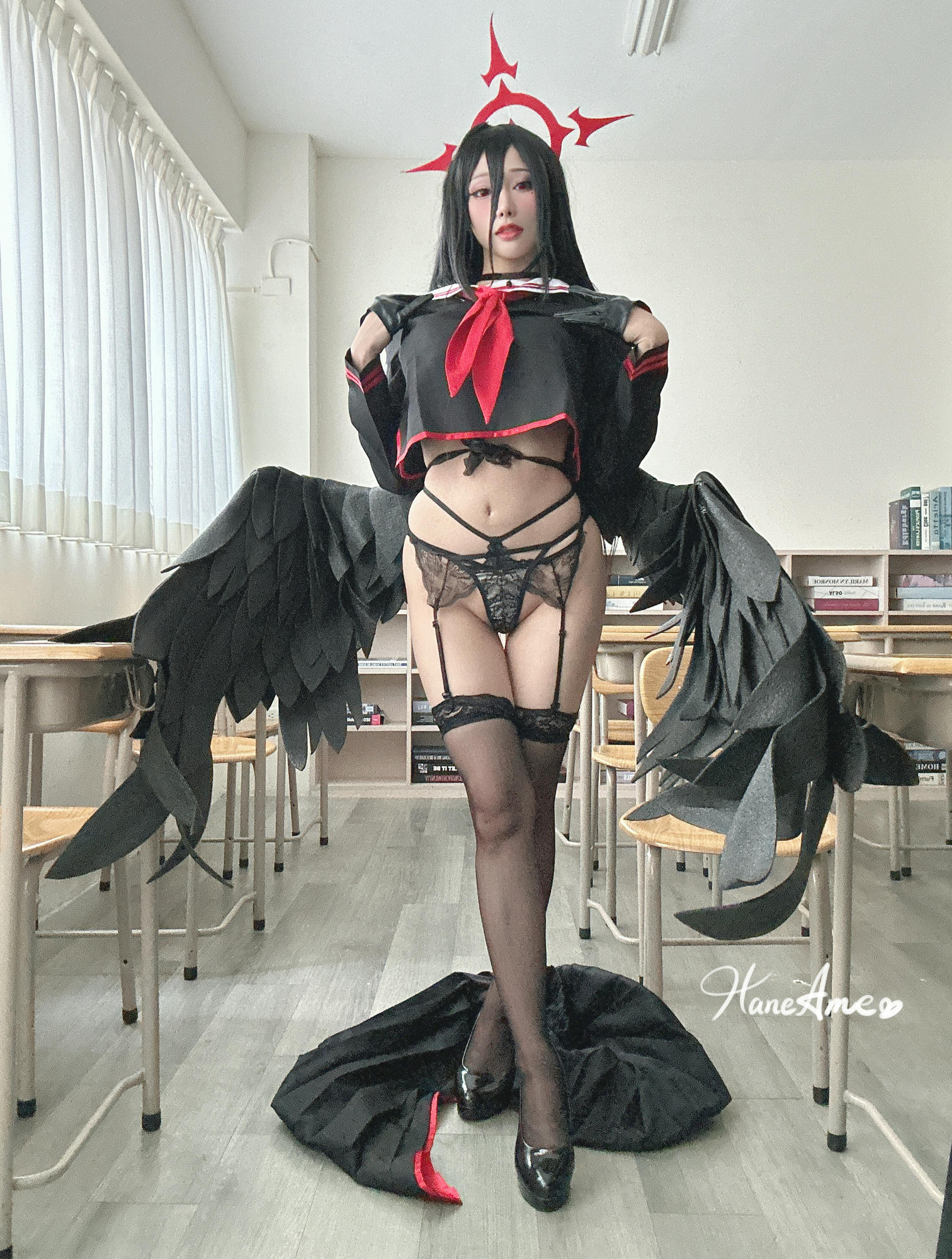 HaneAme雨波 NO.254 23年8月订阅 Blue Archive_Hanekawa Hasumi_羽川蓮實 [45P2V 402MB]_第2集