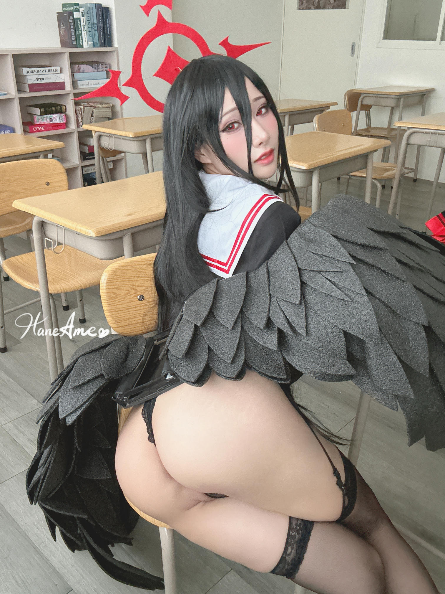 HaneAme雨波 NO.254 23年8月订阅 Blue Archive_Hanekawa Hasumi_羽川蓮實 [45P2V 402MB]_第2集