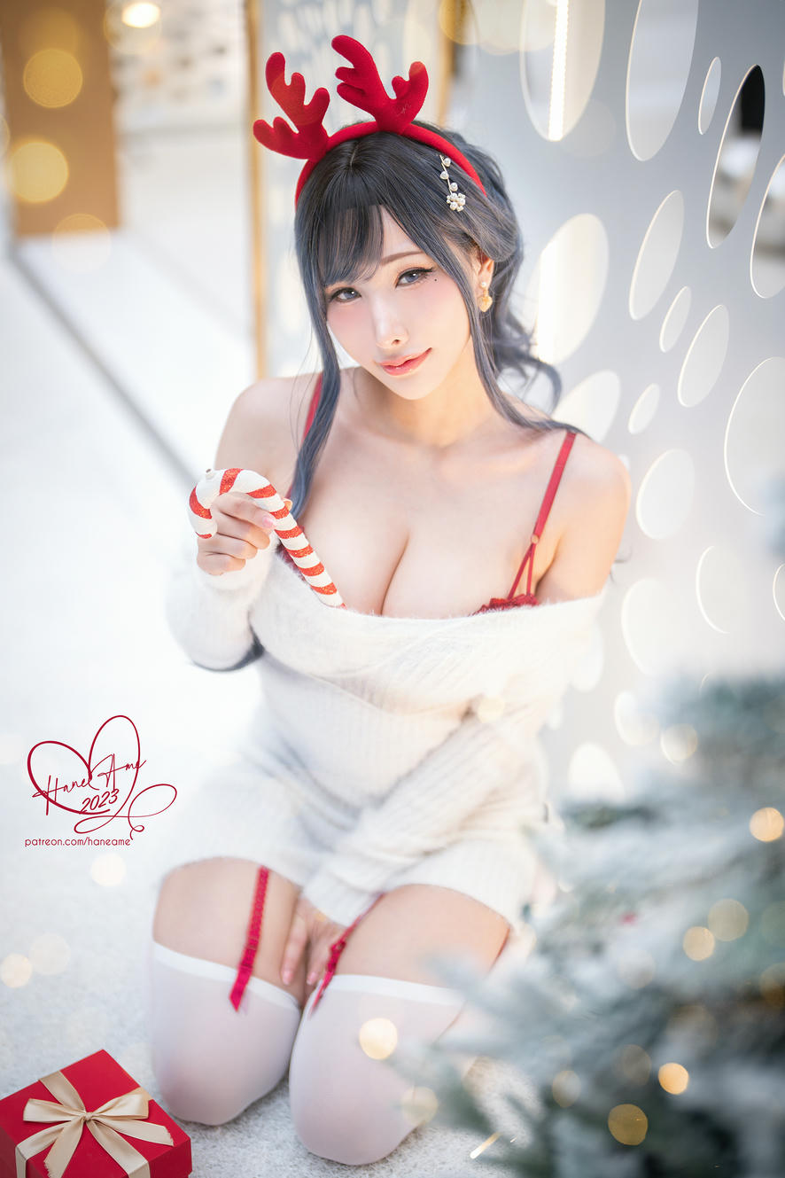 HaneAme雨波 NO.282 2023年12月 合集 [172P 931MB]-Original 2023 White Christmas Moose Onesan_第1集