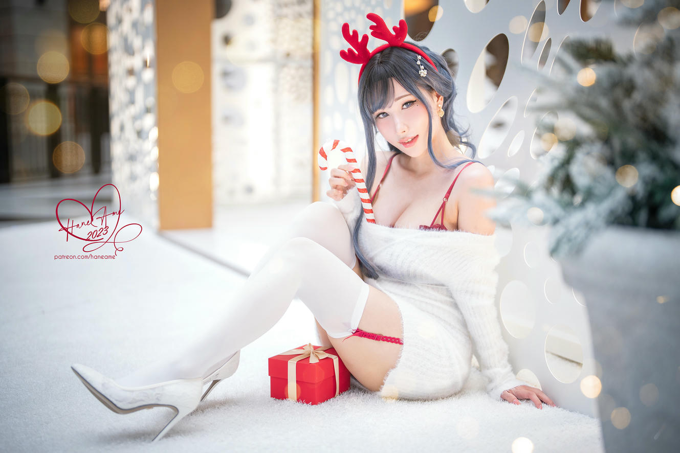 HaneAme雨波 NO.282 2023年12月 合集 [172P 931MB]-Original 2023 White Christmas Moose Onesan_第1集