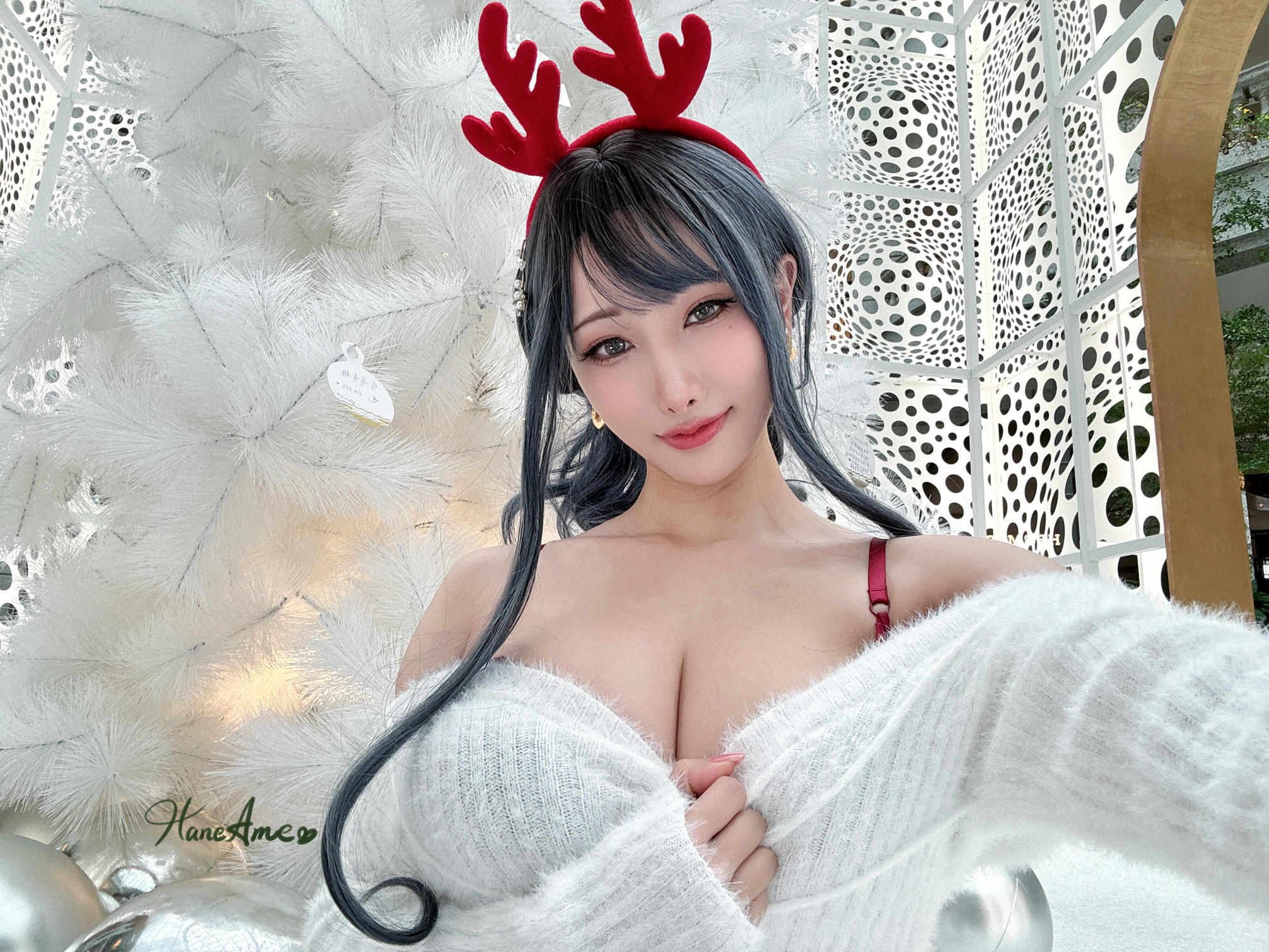 HaneAme雨波 NO.282 2023年12月 合集 [172P 931MB]-Original 2023 White Christmas Moose Onesan_第2集