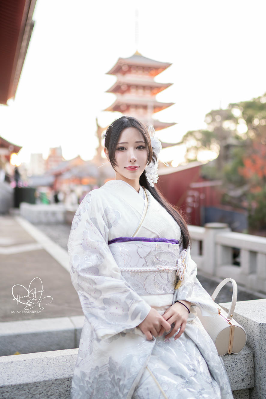 HaneAme雨波 NO.287 24年01月 Original_Silver Kimono 2024_銀鈿和服 + [47P 253MB]_第2集