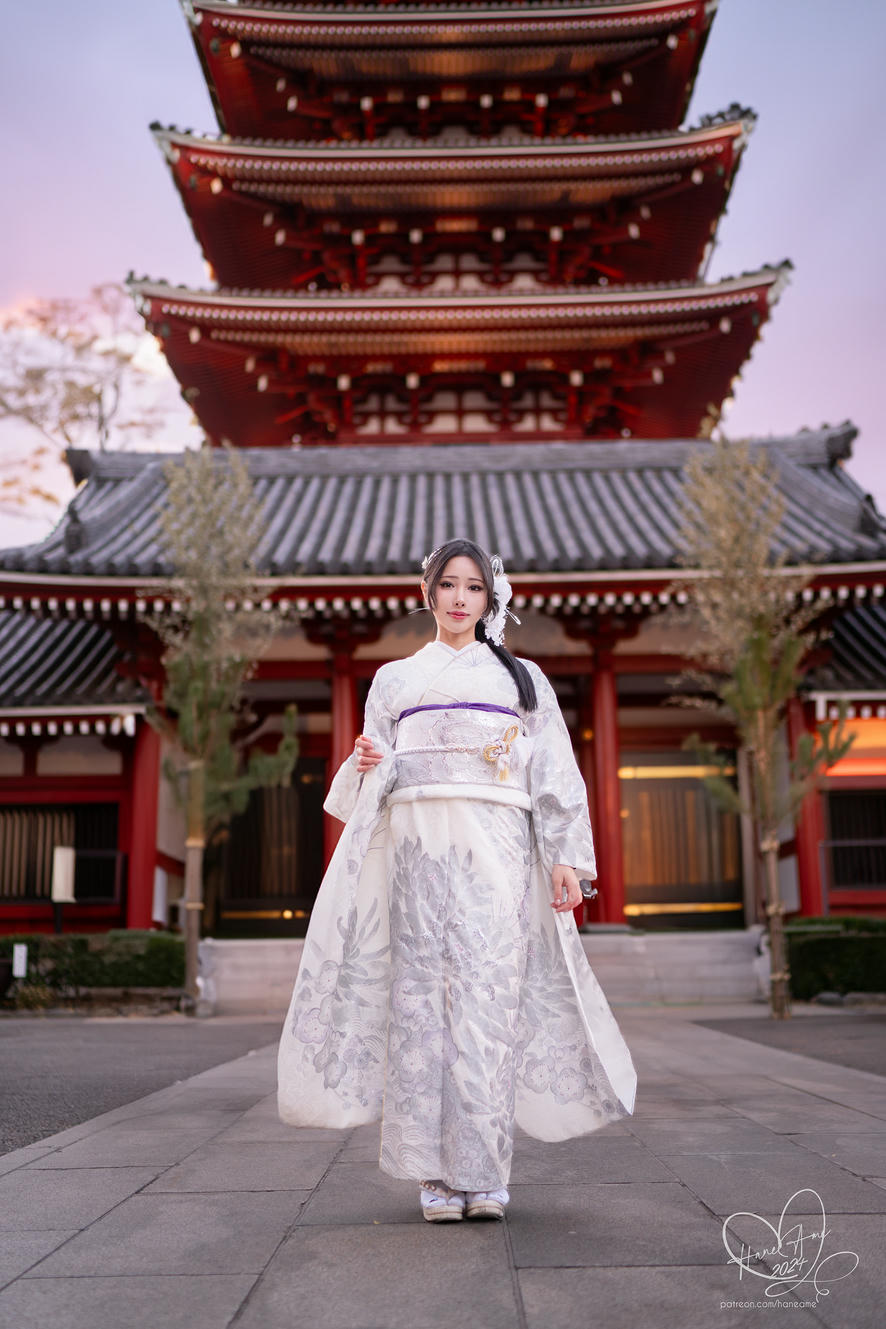 HaneAme雨波 NO.287 24年01月 Original_Silver Kimono 2024_銀鈿和服 + [47P 253MB]_第2集