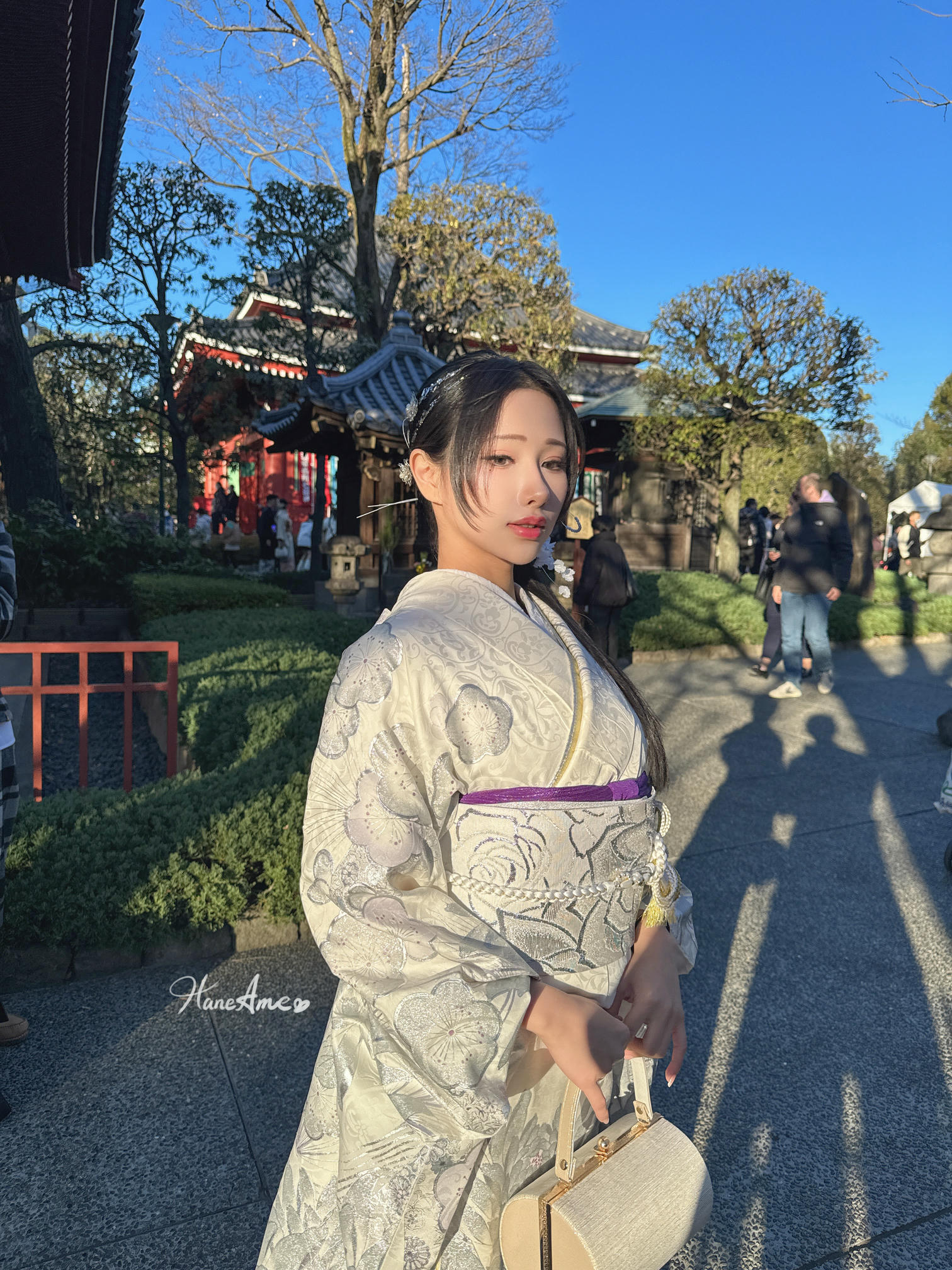 HaneAme雨波 NO.287 24年01月 Original_Silver Kimono 2024_銀鈿和服 + [47P 253MB]_第2集