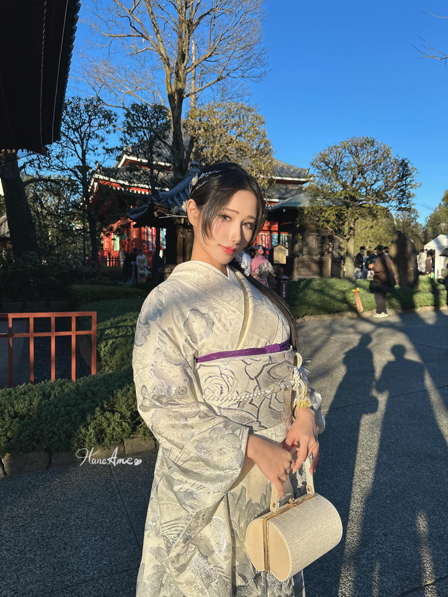 HaneAme雨波 NO.287 24年01月 Original_Silver Kimono 2024_銀鈿和服 + [47P 253MB]_第2集