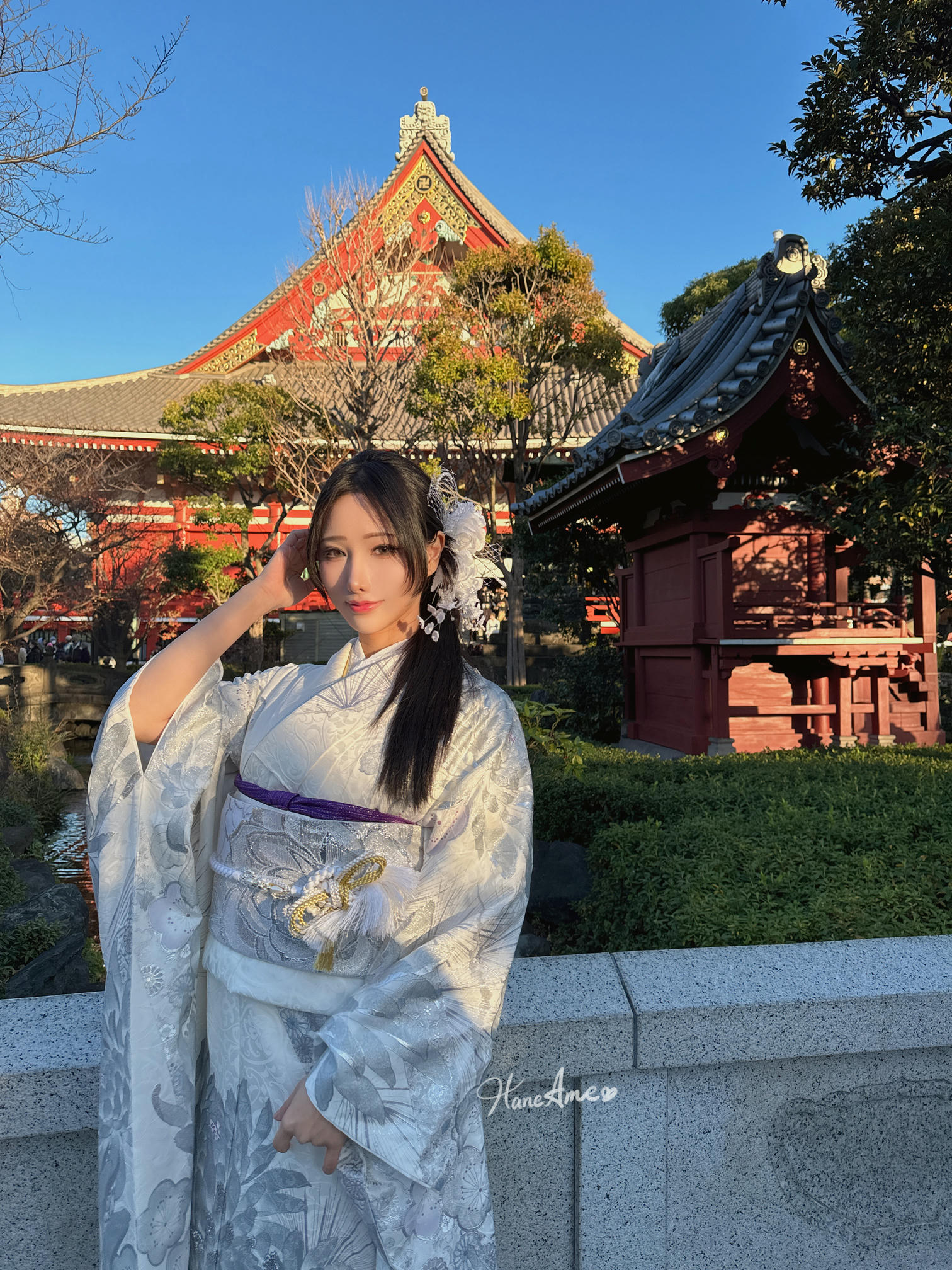 HaneAme雨波 NO.287 24年01月 Original_Silver Kimono 2024_銀鈿和服 + [47P 253MB]_第2集