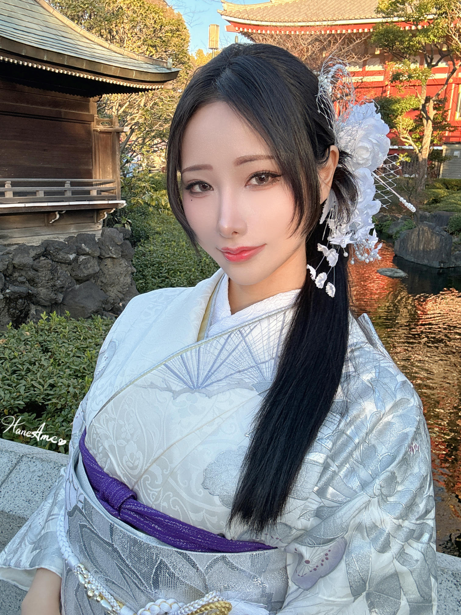 HaneAme雨波 NO.287 24年01月 Original_Silver Kimono 2024_銀鈿和服 + [47P 253MB]_第2集