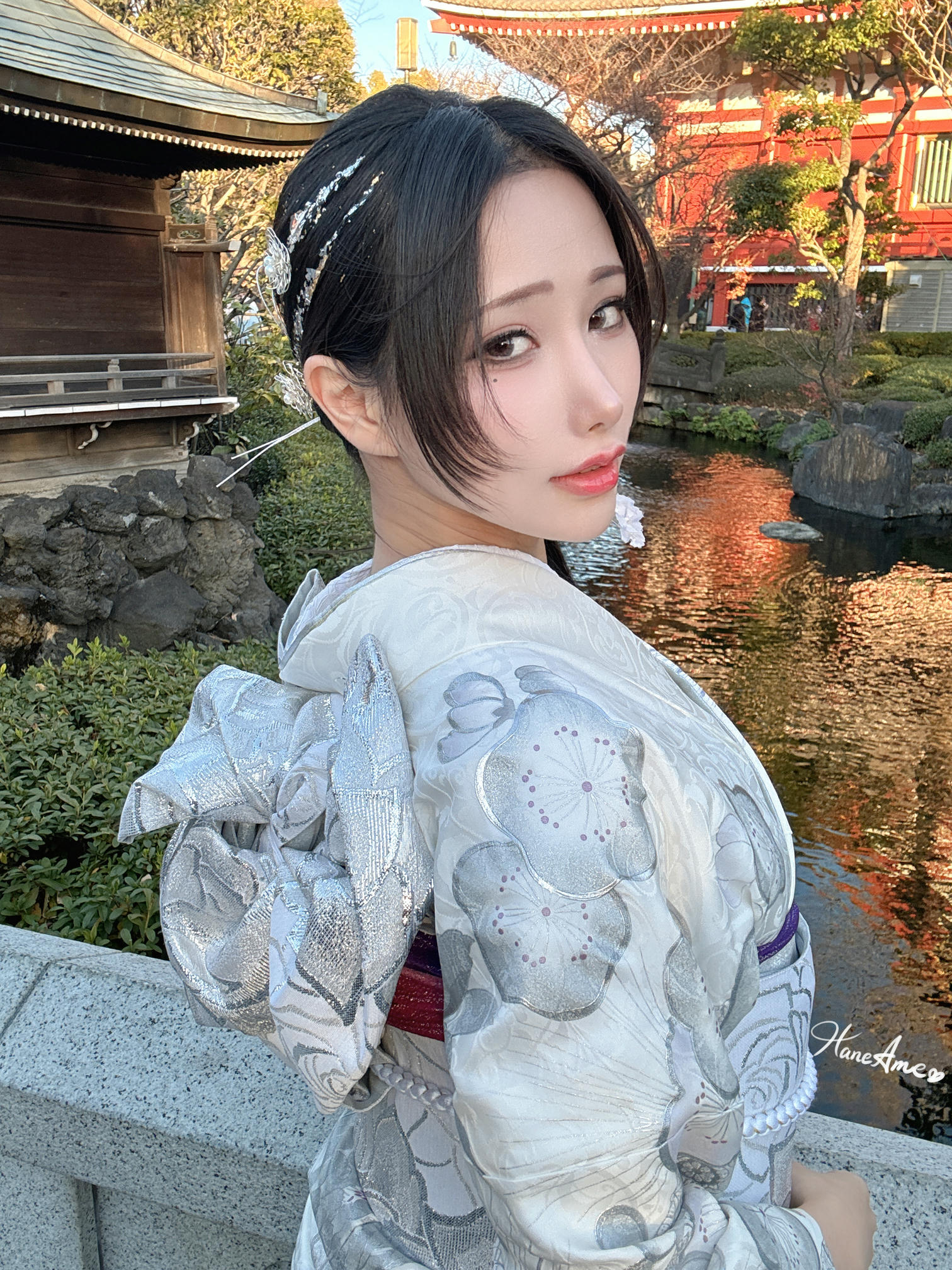 HaneAme雨波 NO.287 24年01月 Original_Silver Kimono 2024_銀鈿和服 + [47P 253MB]_第2集