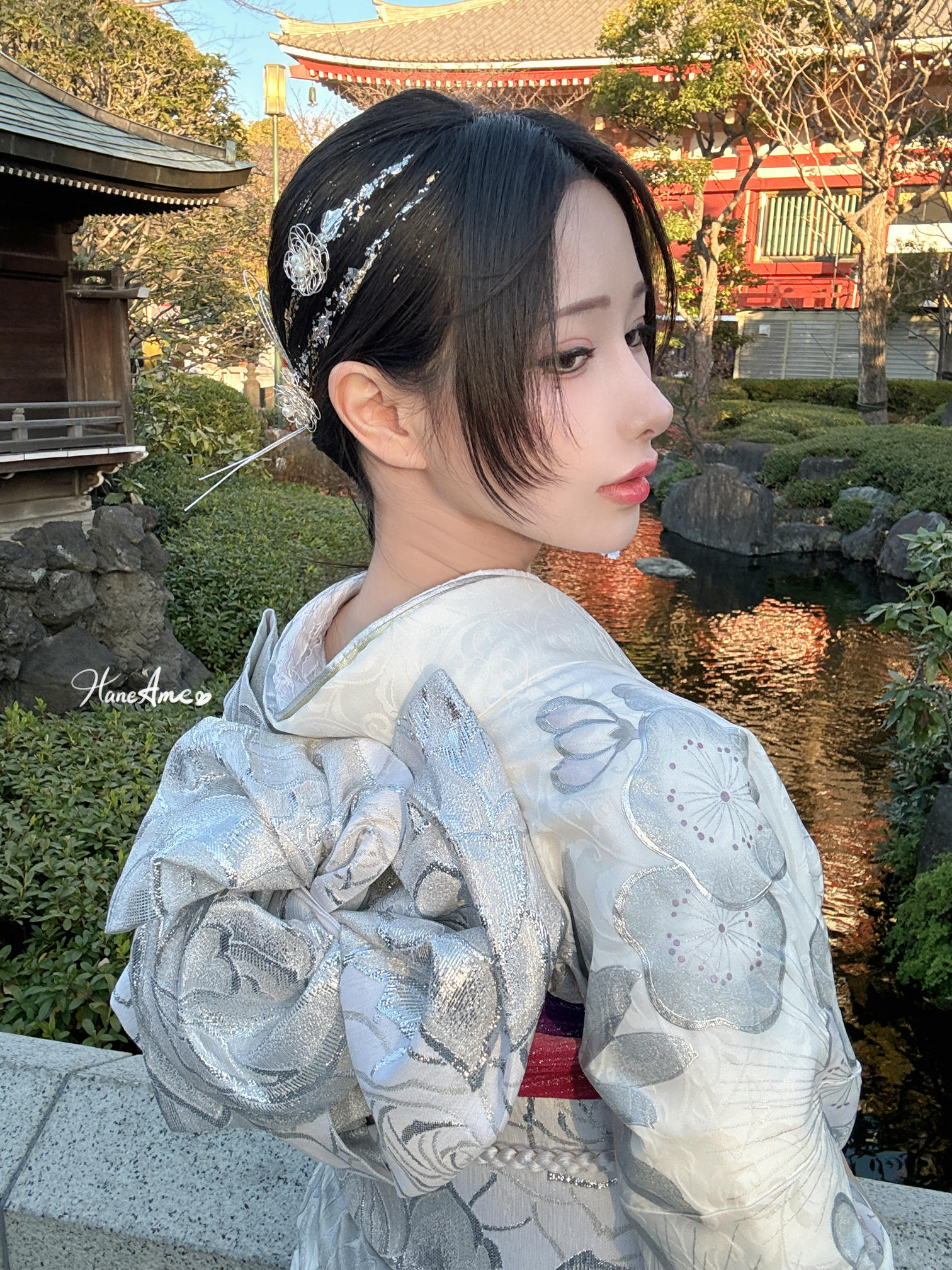 HaneAme雨波 NO.287 24年01月 Original_Silver Kimono 2024_銀鈿和服 + [47P 253MB]_第3集