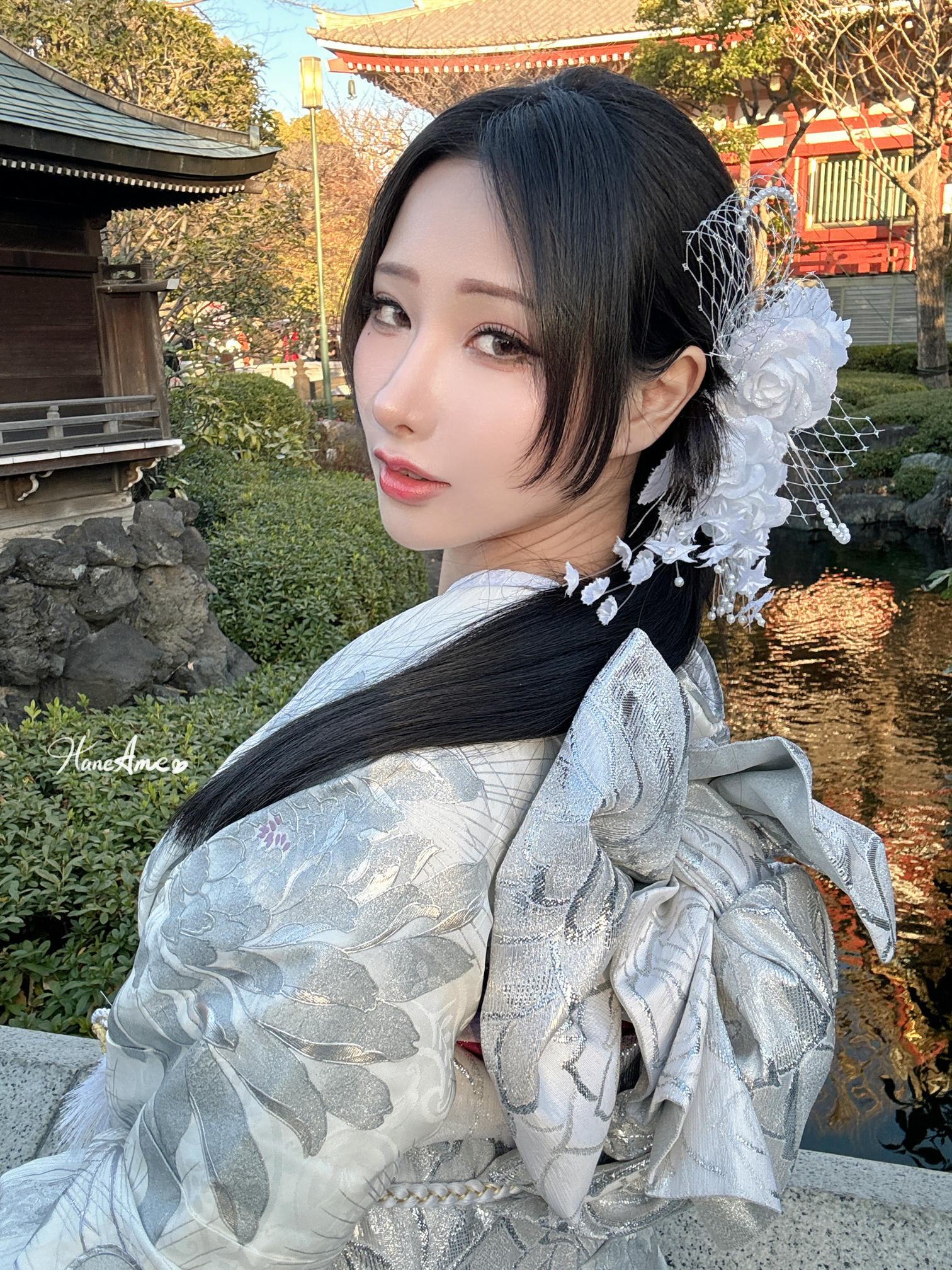 HaneAme雨波 NO.287 24年01月 Original_Silver Kimono 2024_銀鈿和服 + [47P 253MB]_第3集