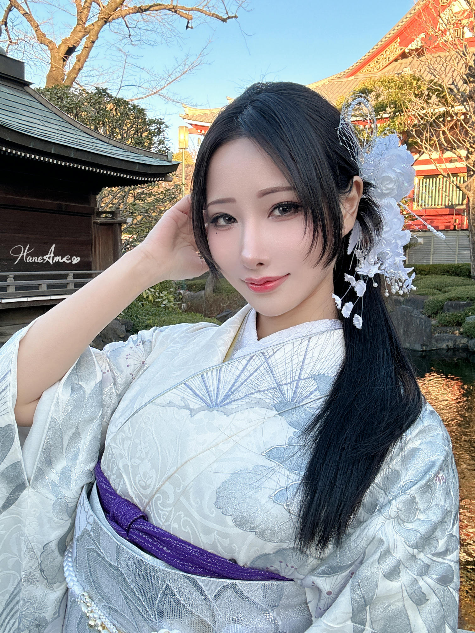 HaneAme雨波 NO.287 24年01月 Original_Silver Kimono 2024_銀鈿和服 + [47P 253MB]_第3集