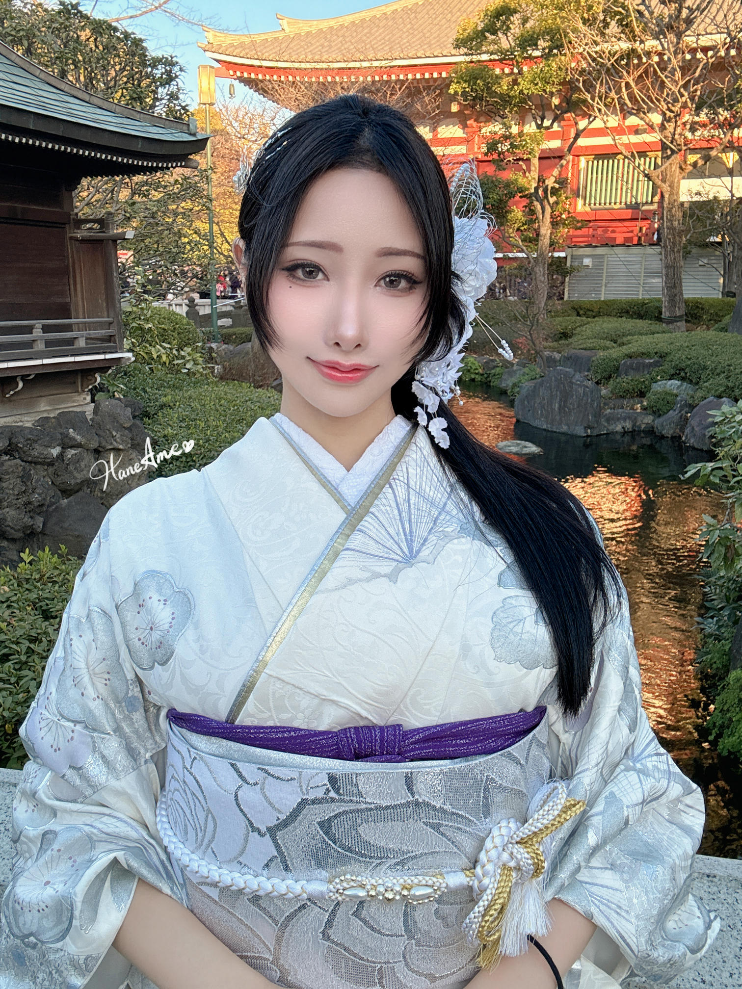 HaneAme雨波 NO.287 24年01月 Original_Silver Kimono 2024_銀鈿和服 + [47P 253MB]_第3集