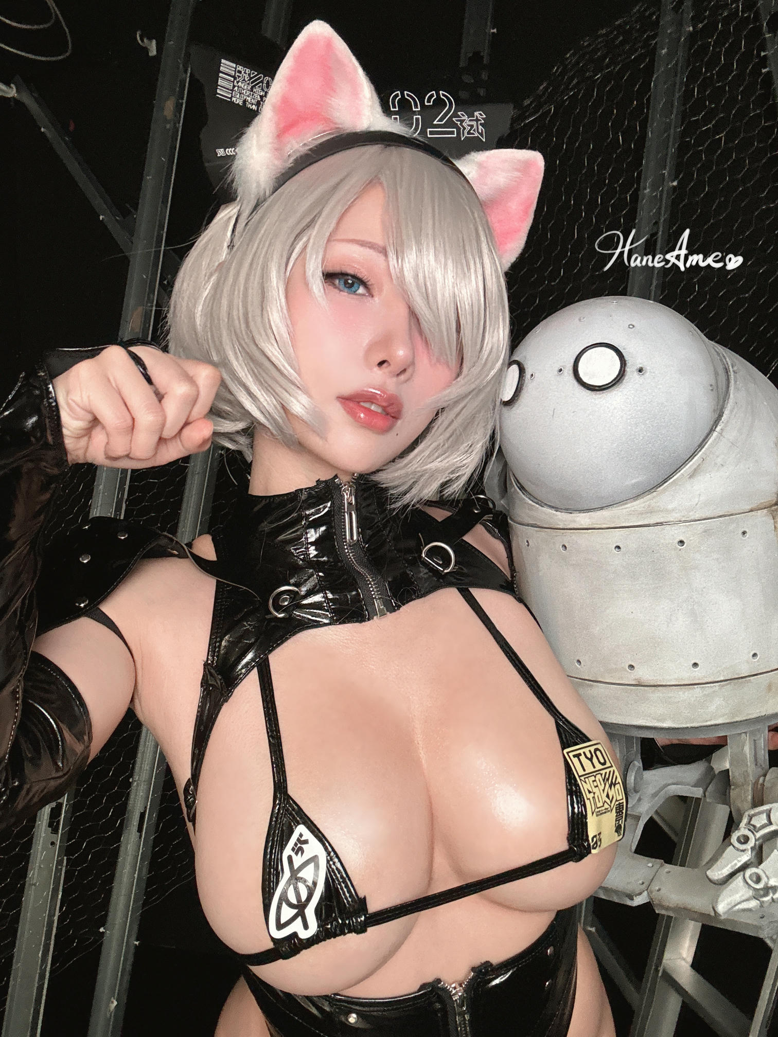 HaneAme雨波 NO.291 Nier Automata_ 2B_ Cyberpunk 貓貓 [31P4V 215MB]_第2集
