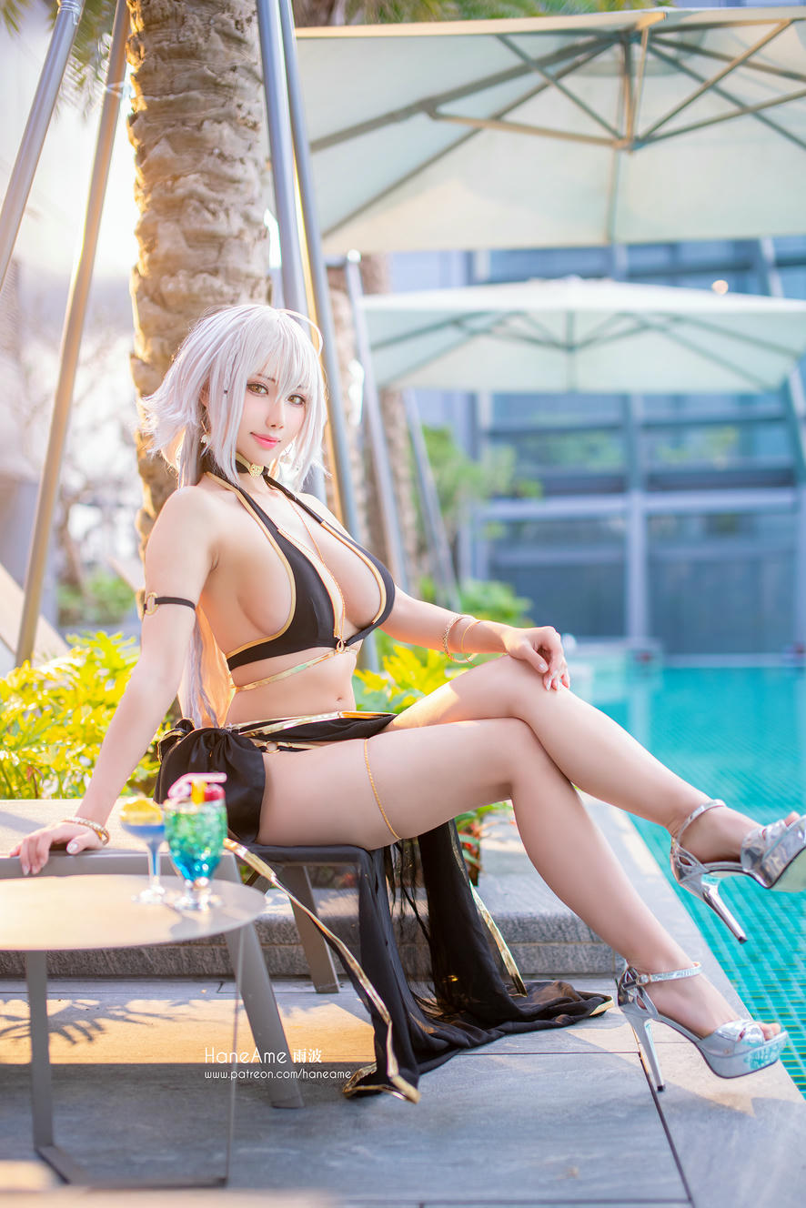 HaneAme雨波 NO.018 Fate series [1123P5V 1.59GB]-Jeane d'arc-Jeane Alter-Swimsuit_第1集