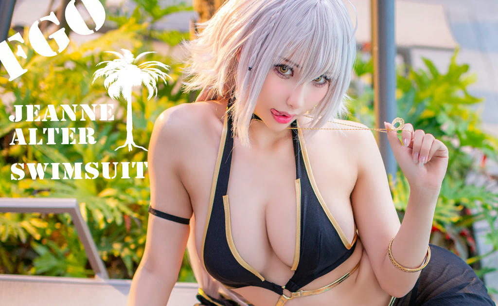 HaneAme雨波 NO.018 Fate series [1123P5V 1.59GB]-Jeane d'arc-Jeane Alter-Swimsuit_第1集