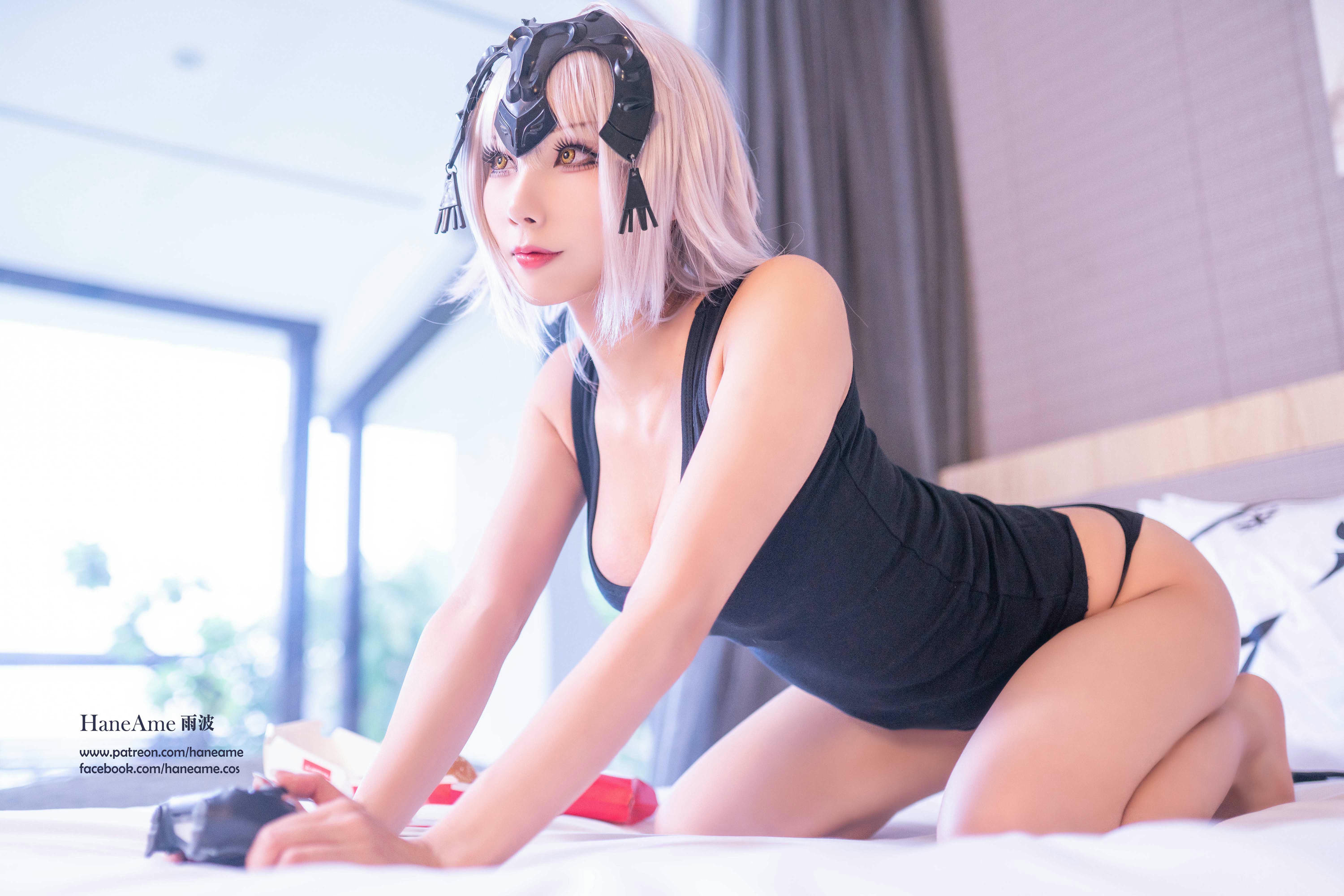 HaneAme雨波 NO.018 Fate series [1123P5V 1.59GB]-Jeane d'arc-Jeane Alter-T-Shirt_第2集