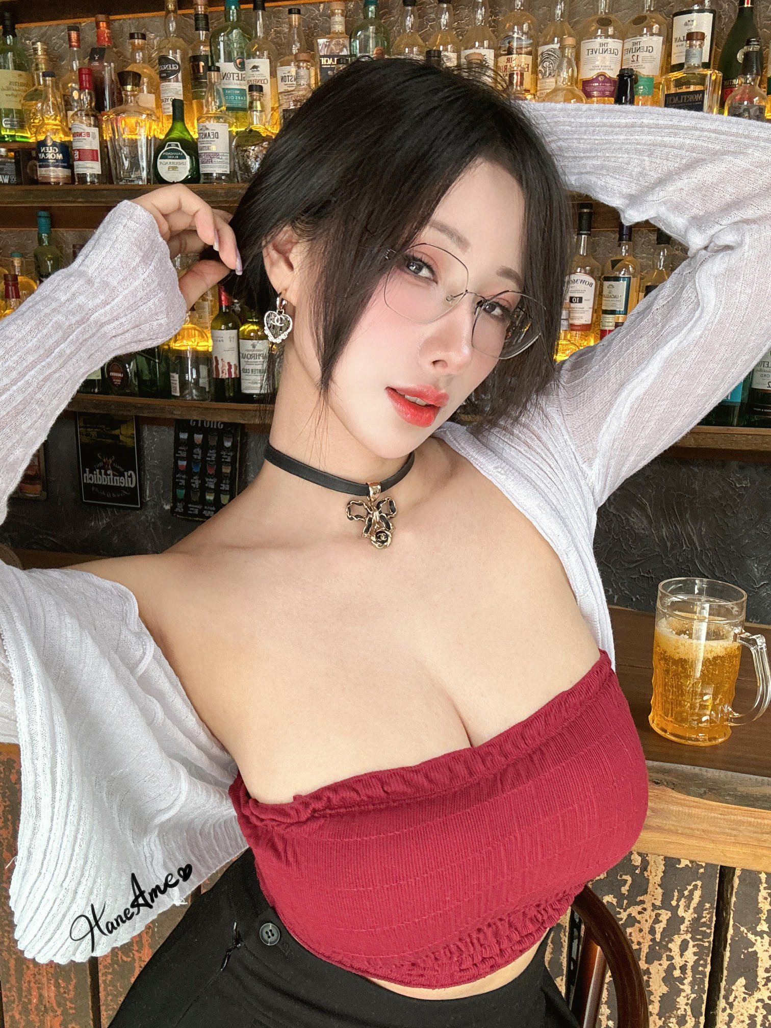 HaneAme雨波 NO.307 2024年03月订阅 [144P8V-950MB]-Original _Glasses girlfirend_眼鏡女友 [44P]_第2集