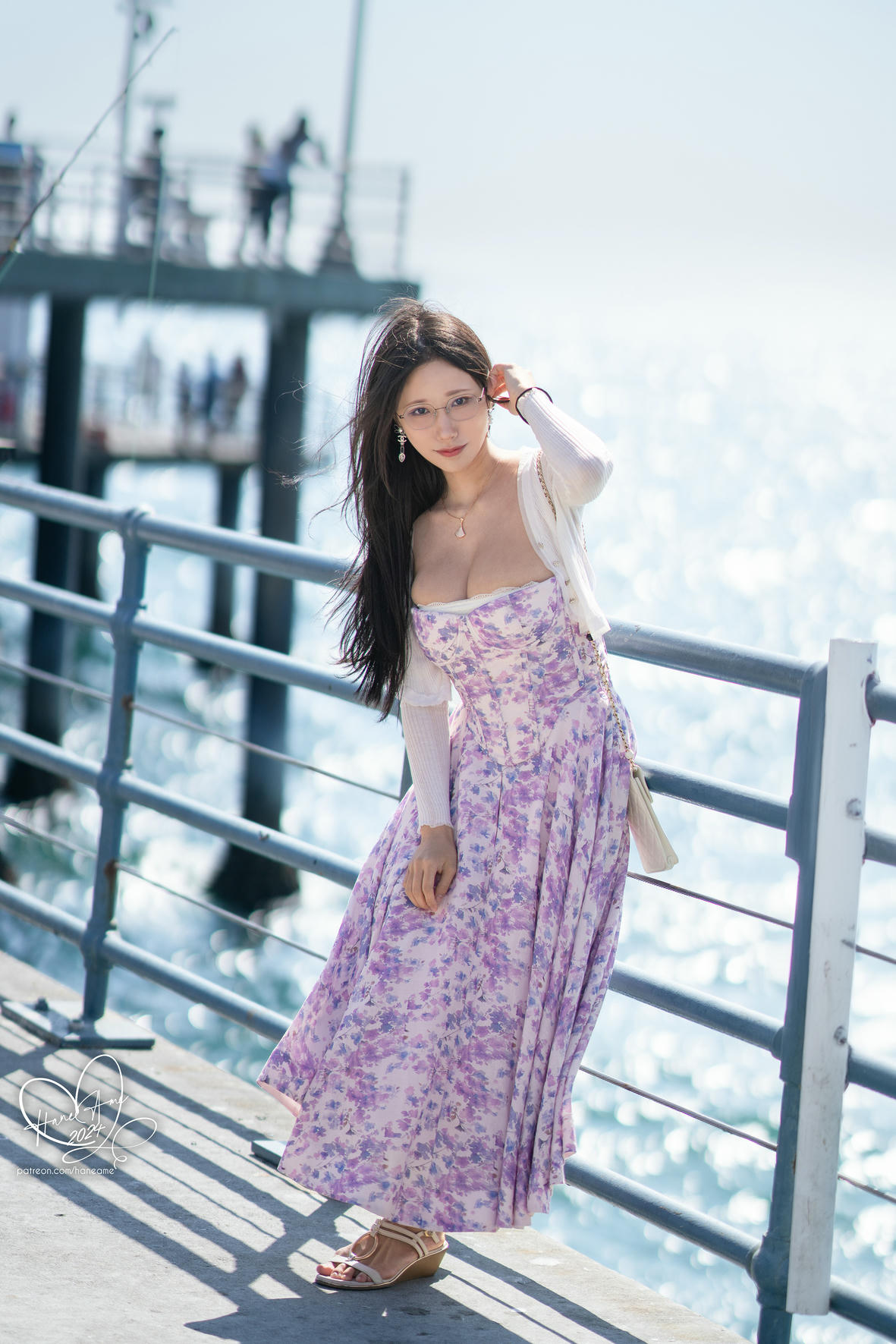 HaneAme雨波 NO.320 24年08月订阅 Glasses Girlfriend USA 眼鏡女友 夏末美國回憶[72P-240.3M]_第1集