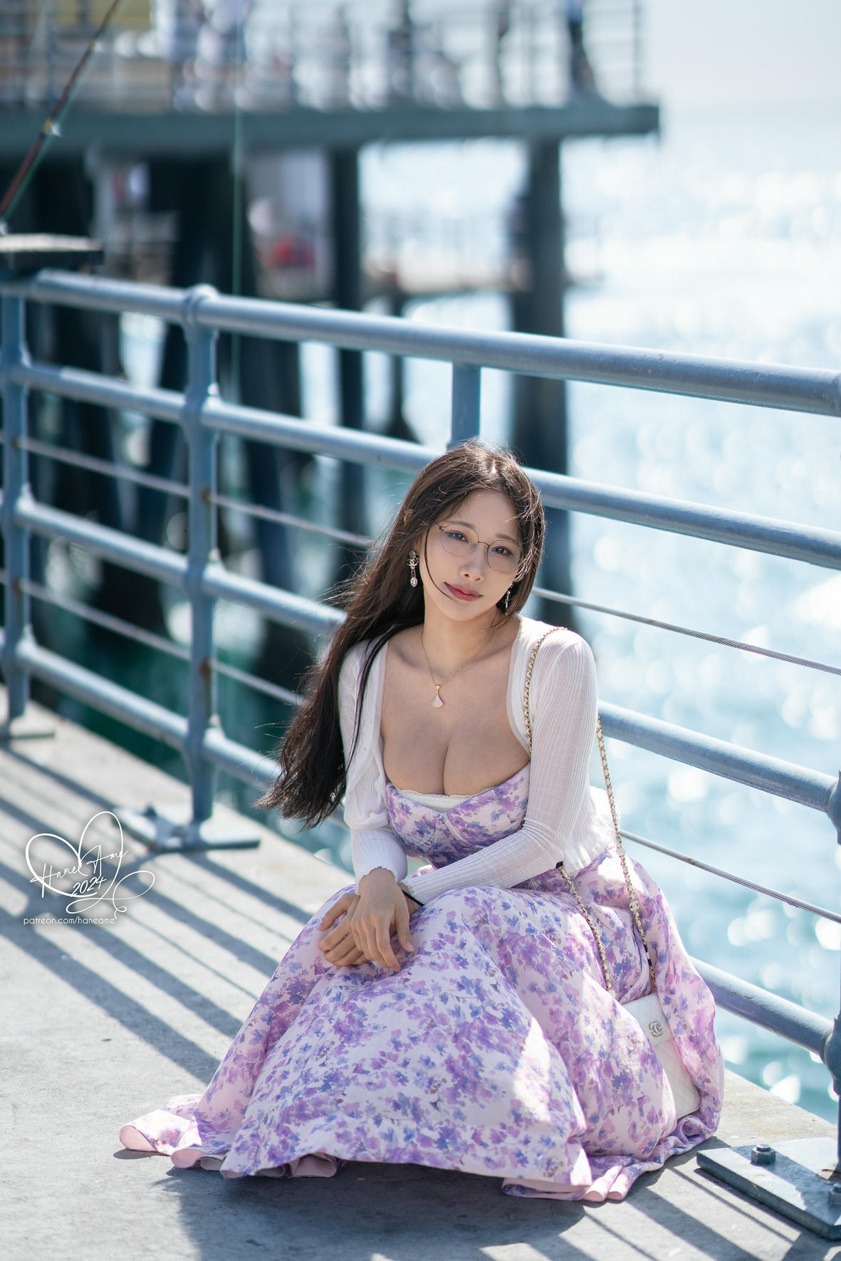 HaneAme雨波 NO.320 24年08月订阅 Glasses Girlfriend USA 眼鏡女友 夏末美國回憶[72P-240.3M]_第1集