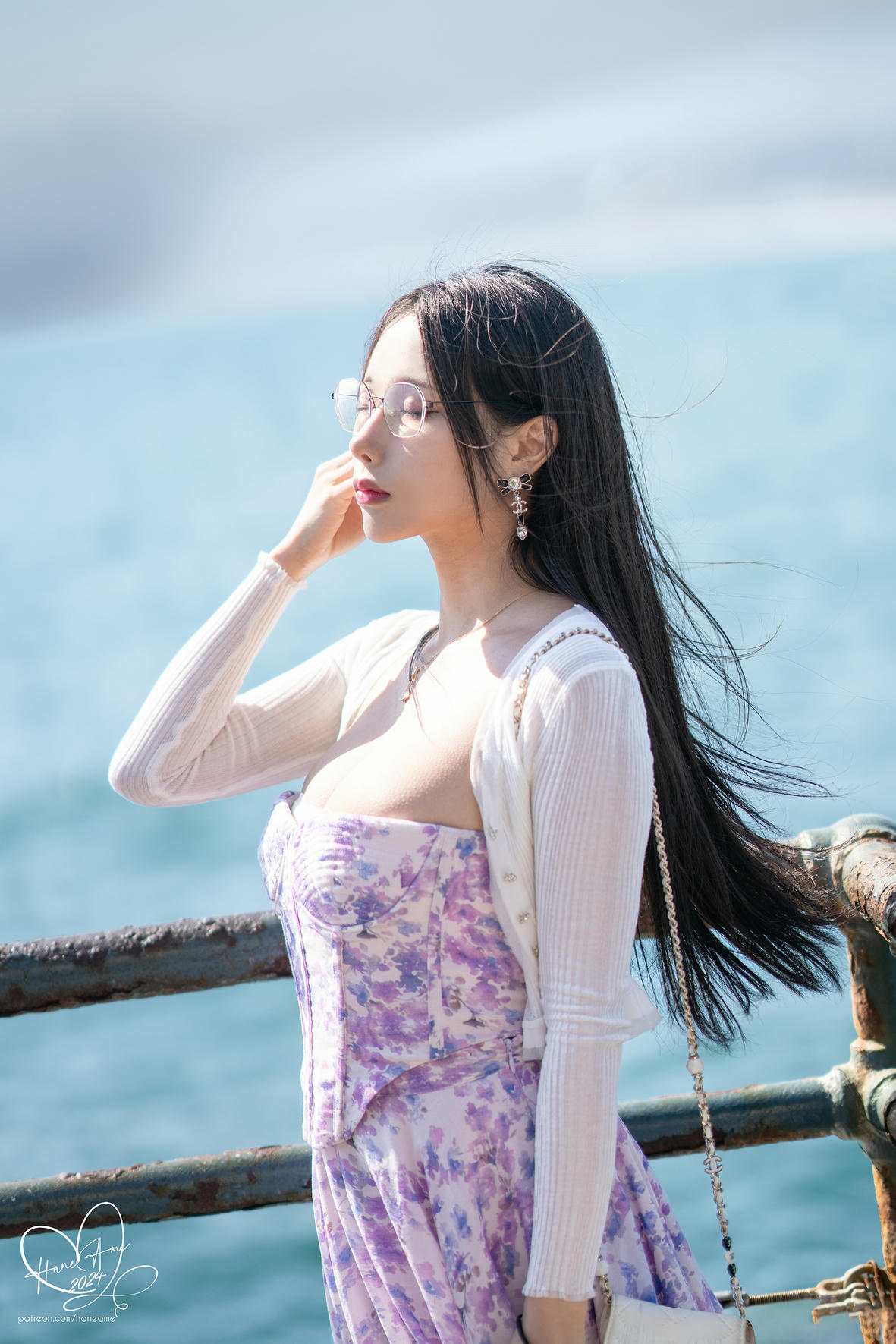 HaneAme雨波 NO.320 24年08月订阅 Glasses Girlfriend USA 眼鏡女友 夏末美國回憶[72P-240.3M]_第1集