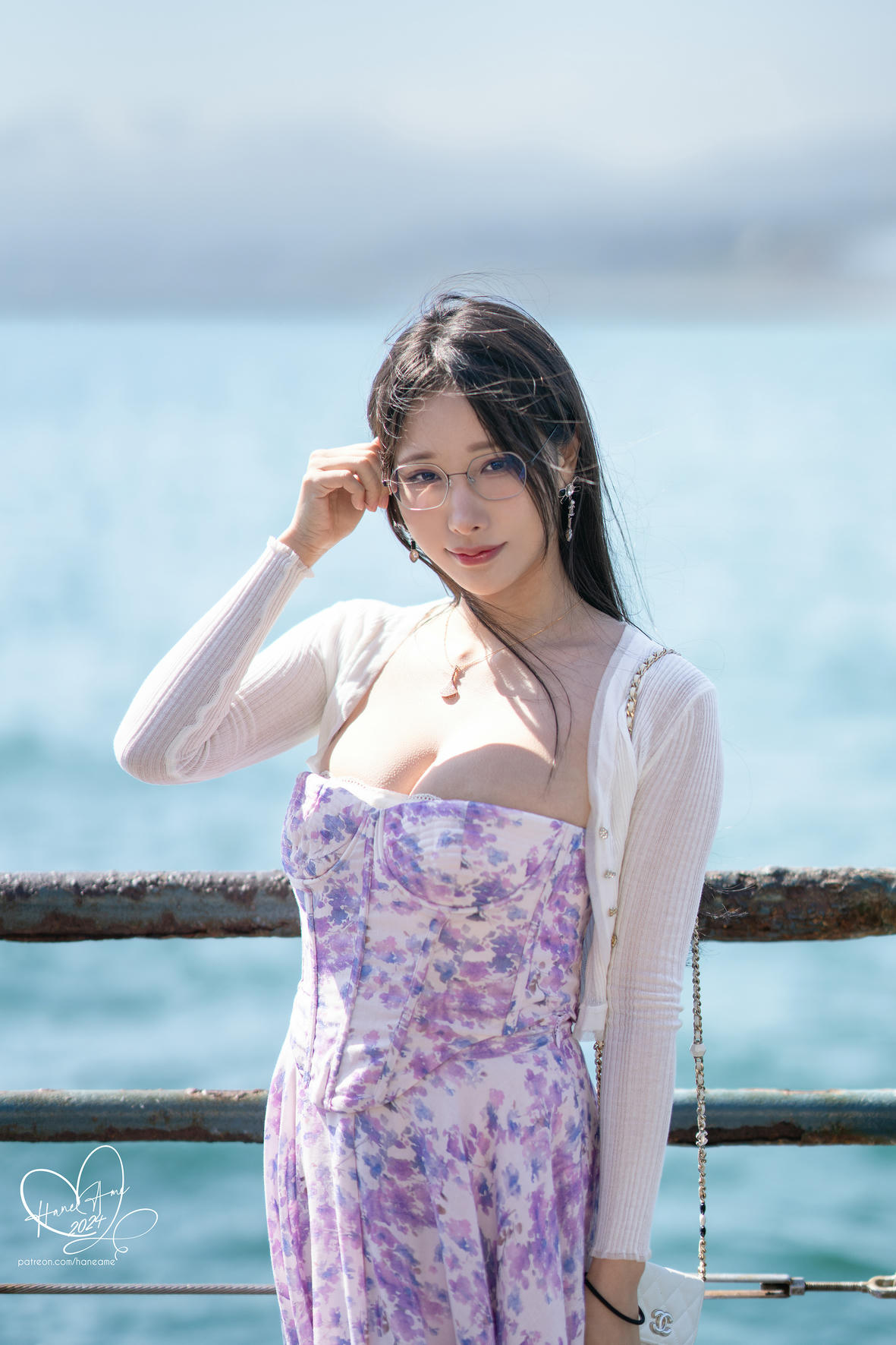 HaneAme雨波 NO.320 24年08月订阅 Glasses Girlfriend USA 眼鏡女友 夏末美國回憶[72P-240.3M]_第1集