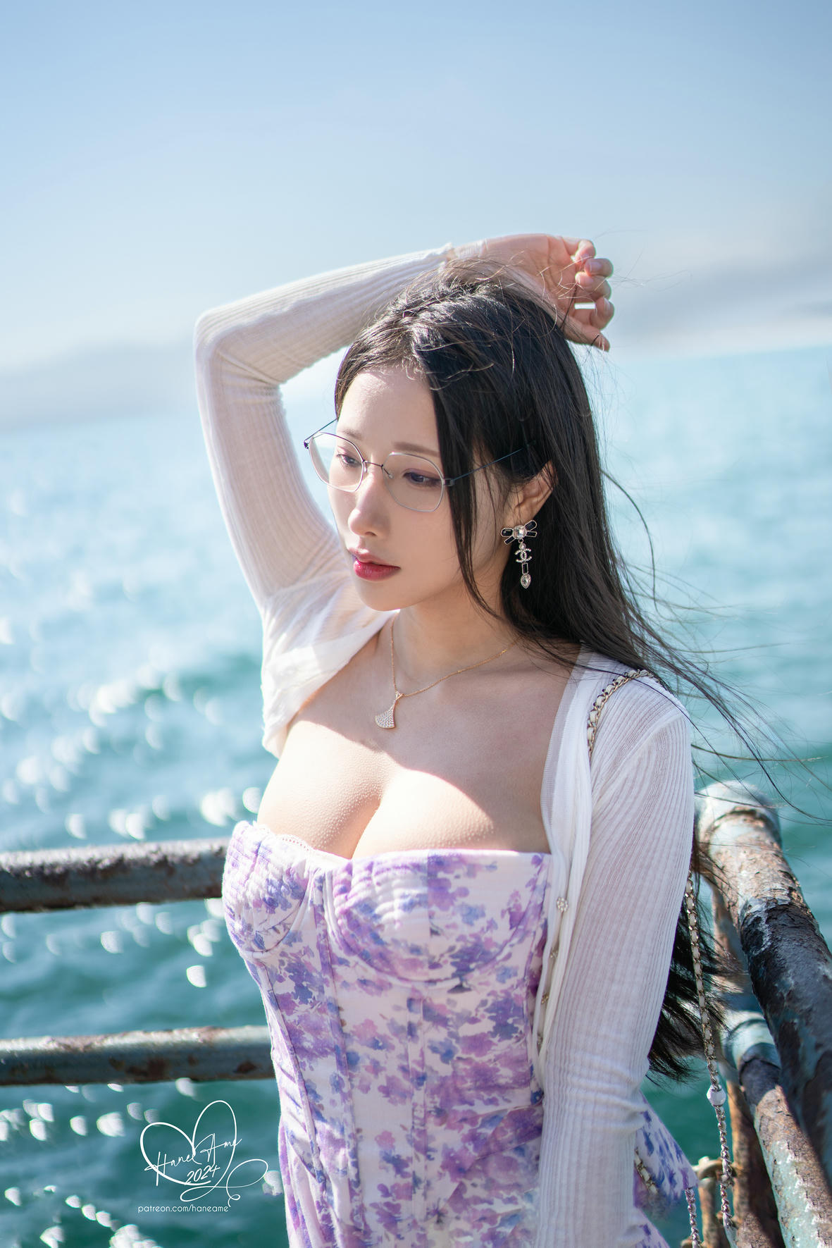 HaneAme雨波 NO.320 24年08月订阅 Glasses Girlfriend USA 眼鏡女友 夏末美國回憶[72P-240.3M]_第2集