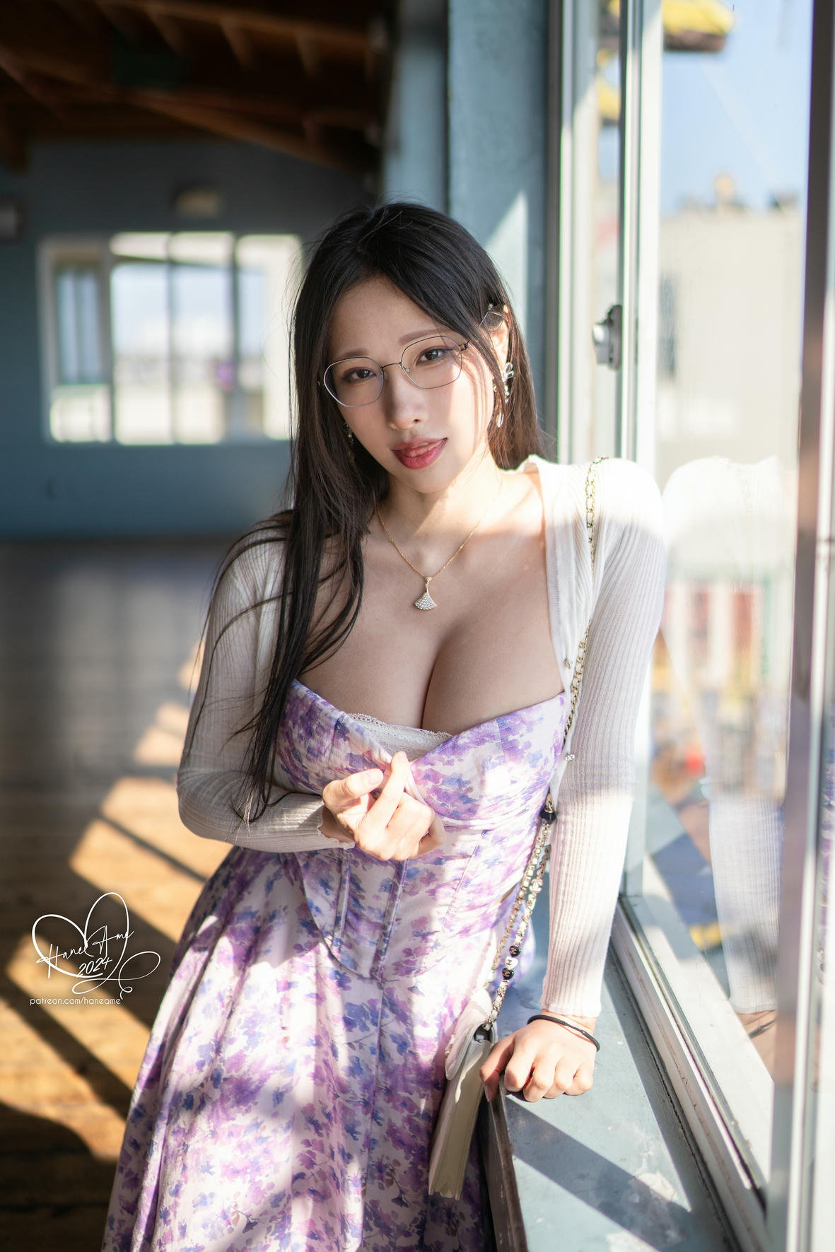 HaneAme雨波 NO.320 24年08月订阅 Glasses Girlfriend USA 眼鏡女友 夏末美國回憶[72P-240.3M]_第2集