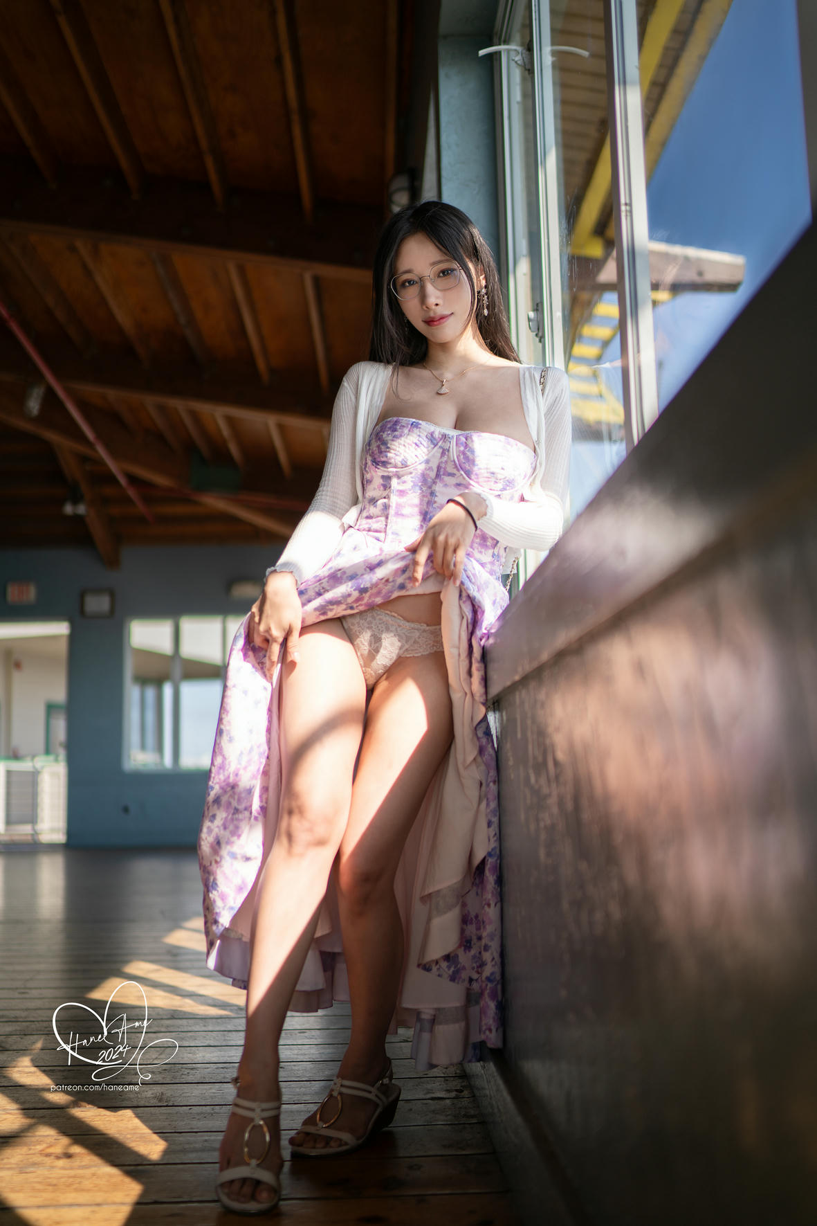 HaneAme雨波 NO.320 24年08月订阅 Glasses Girlfriend USA 眼鏡女友 夏末美國回憶[72P-240.3M]_第2集