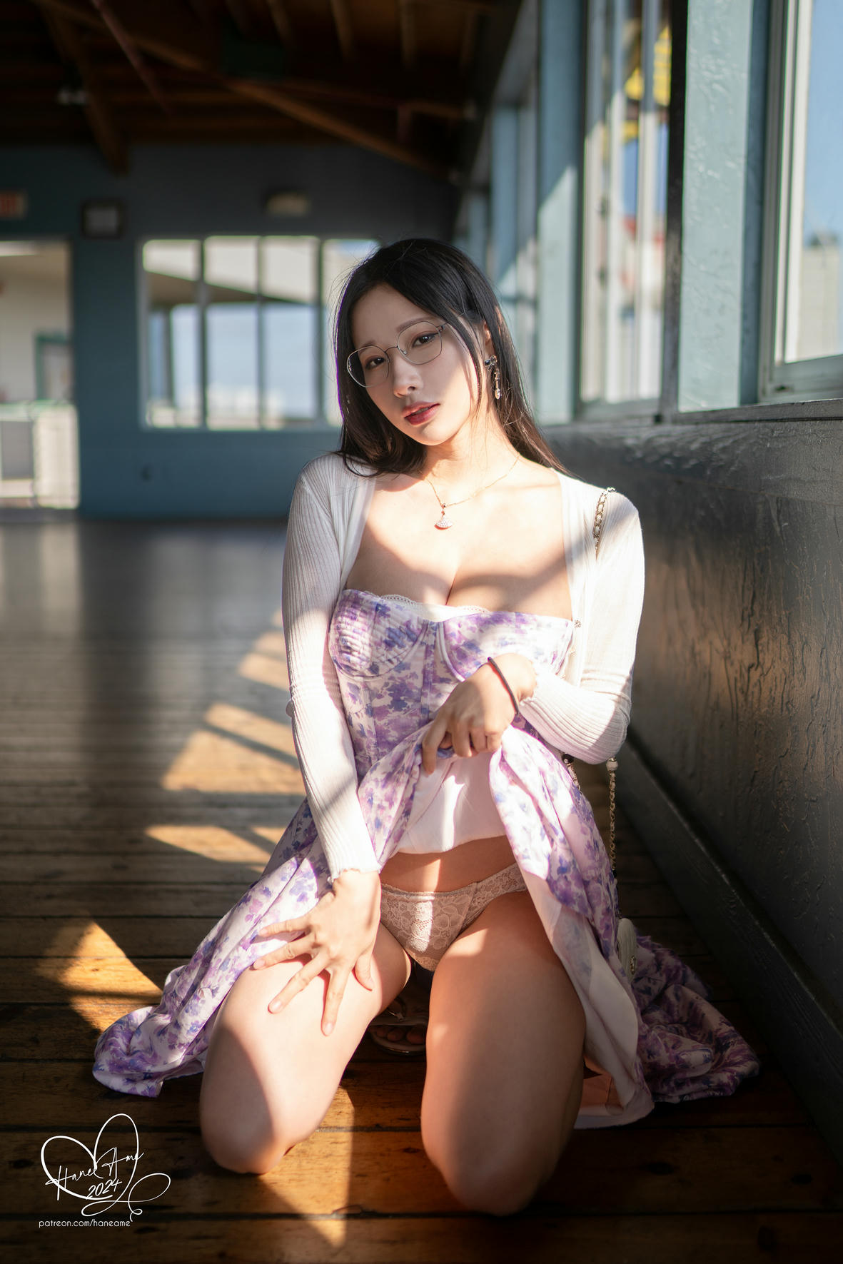 HaneAme雨波 NO.320 24年08月订阅 Glasses Girlfriend USA 眼鏡女友 夏末美國回憶[72P-240.3M]_第2集