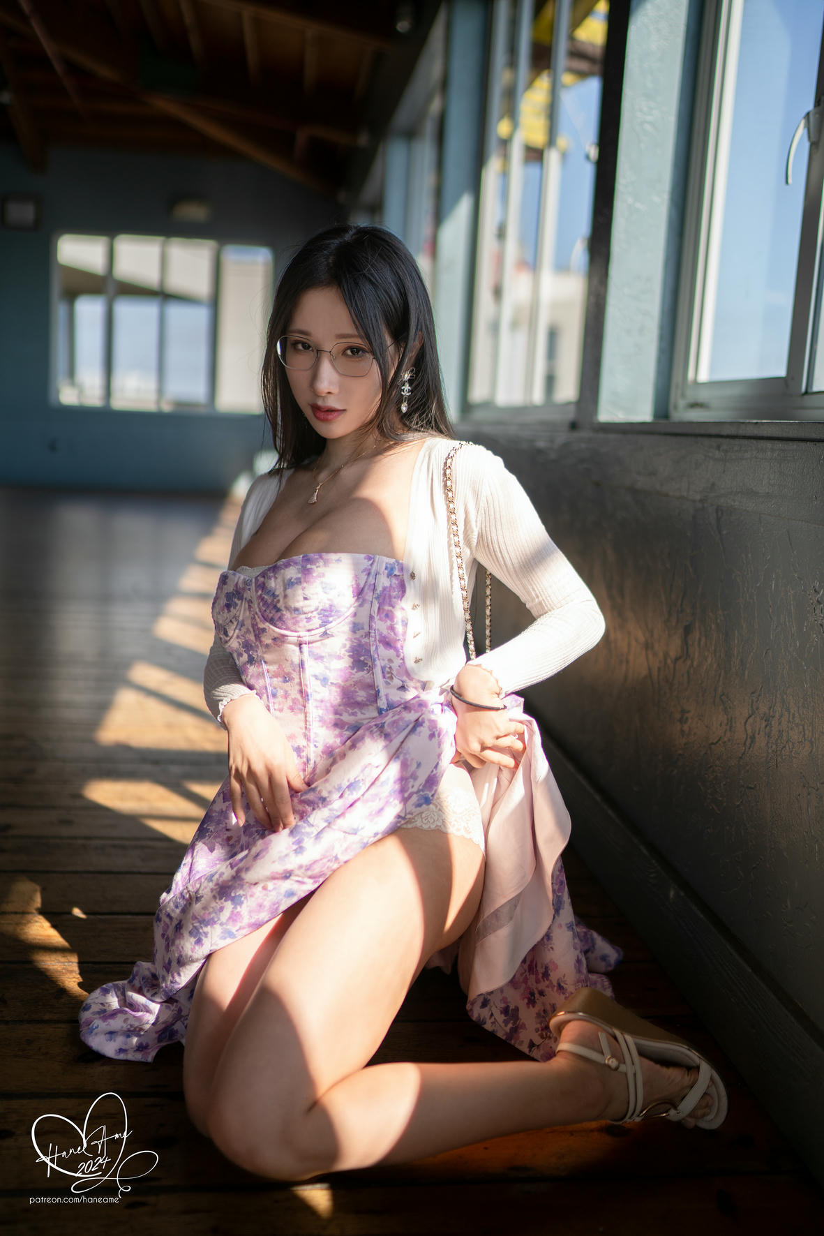 HaneAme雨波 NO.320 24年08月订阅 Glasses Girlfriend USA 眼鏡女友 夏末美國回憶[72P-240.3M]_第2集