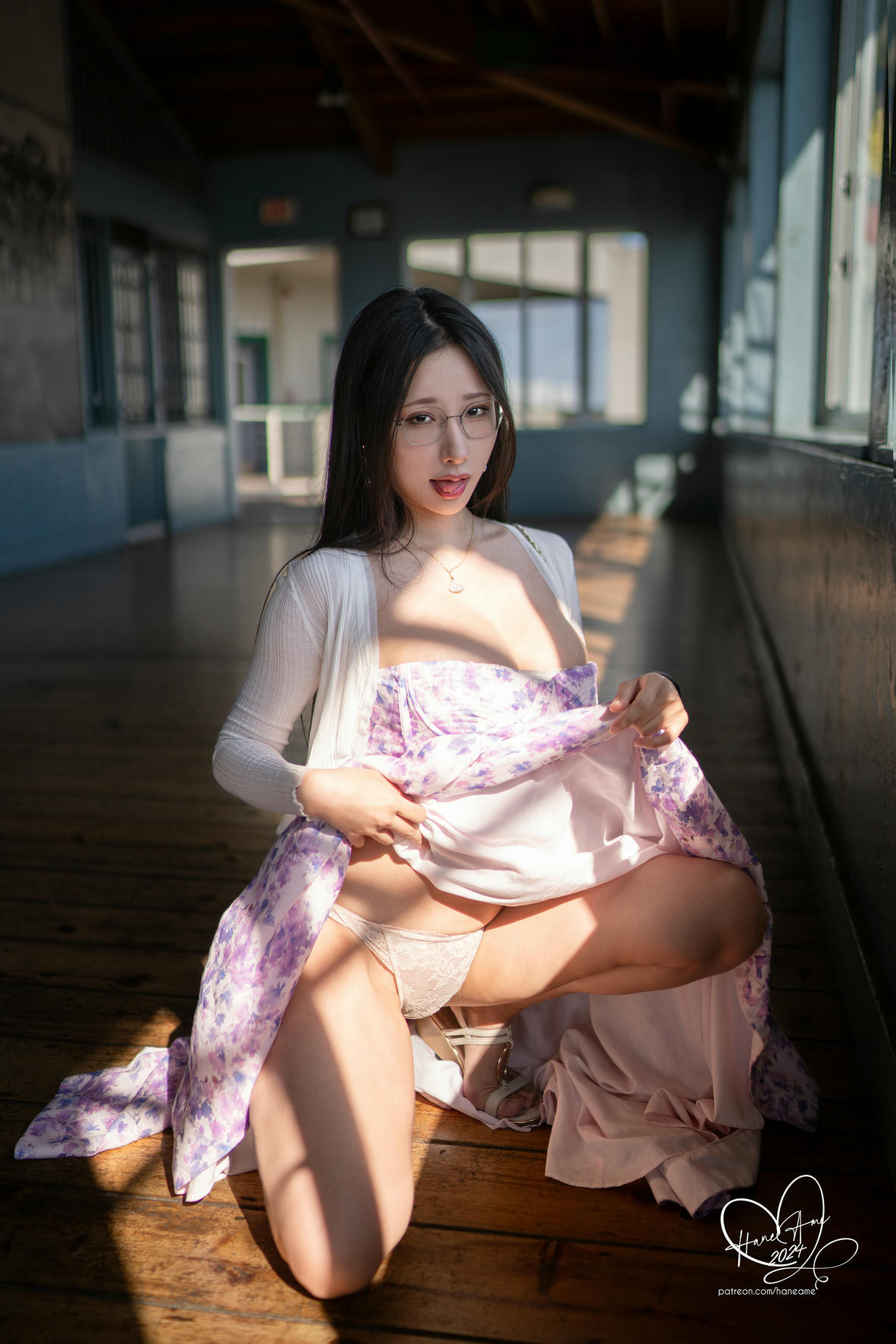 HaneAme雨波 NO.320 24年08月订阅 Glasses Girlfriend USA 眼鏡女友 夏末美國回憶[72P-240.3M]_第2集