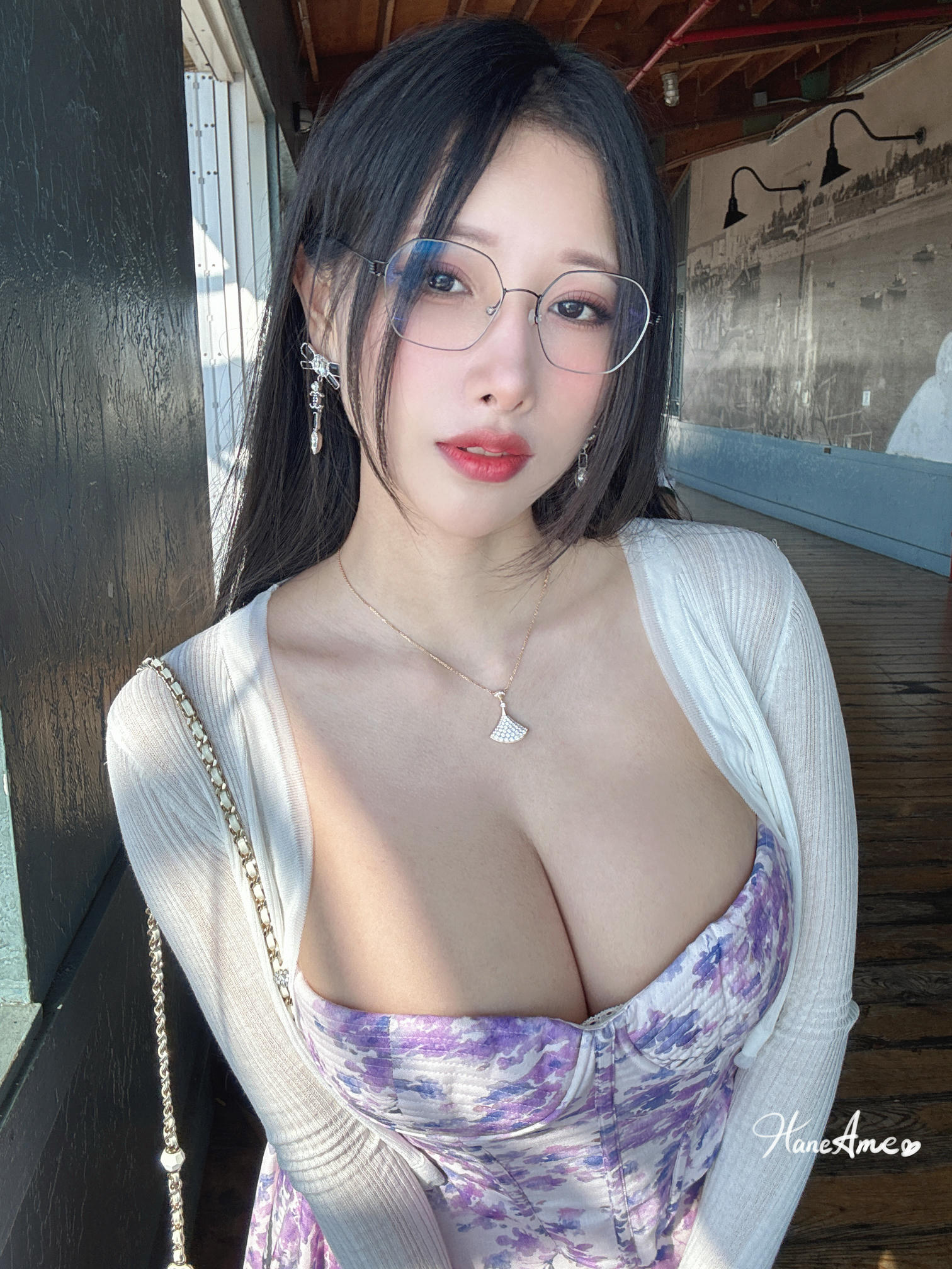 HaneAme雨波 NO.320 24年08月订阅 Glasses Girlfriend USA 眼鏡女友 夏末美國回憶[72P-240.3M]_第3集