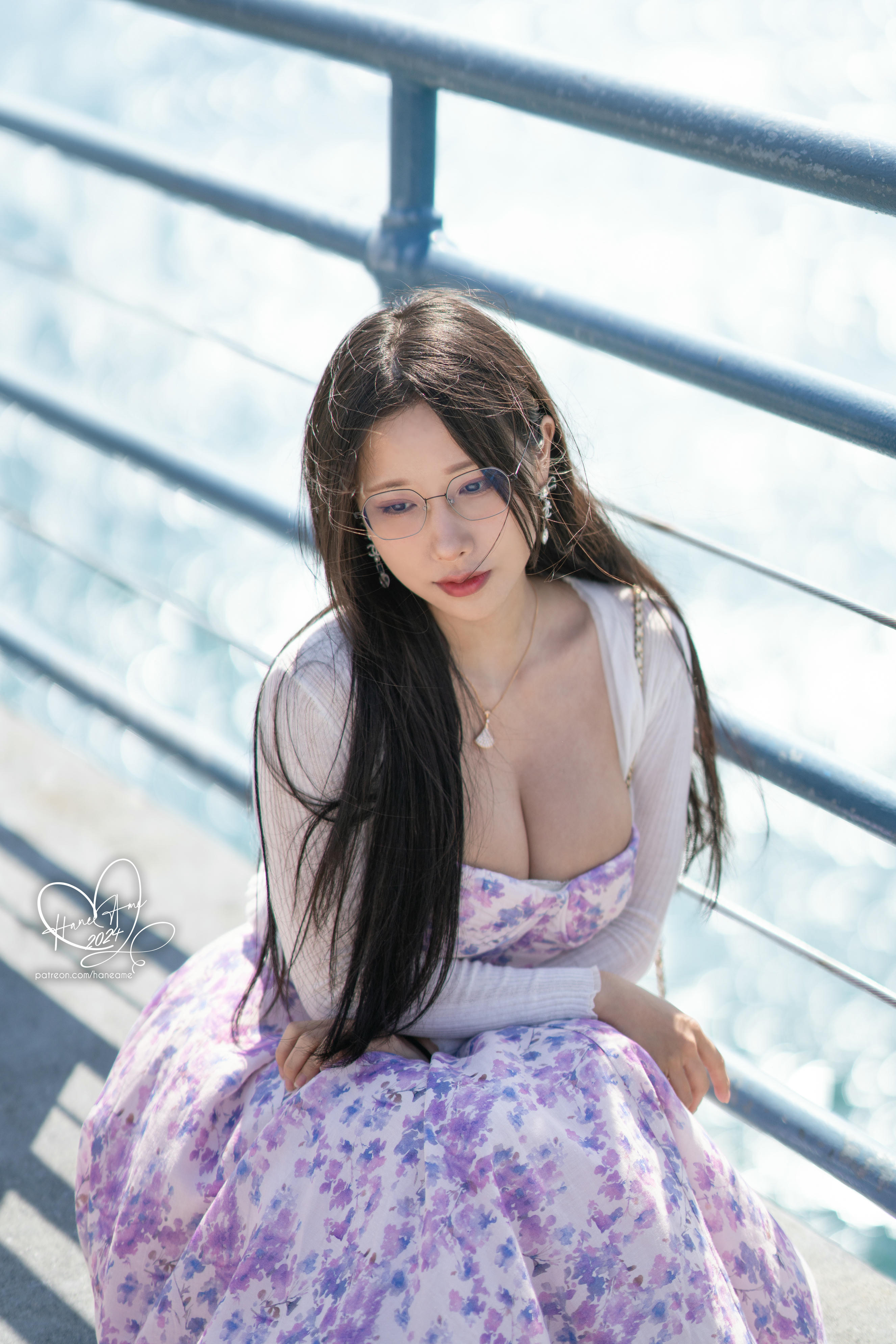 HaneAme雨波 NO.320 24年08月订阅 Glasses Girlfriend USA 眼鏡女友 夏末美國回憶[72P-240.3M]_第1集