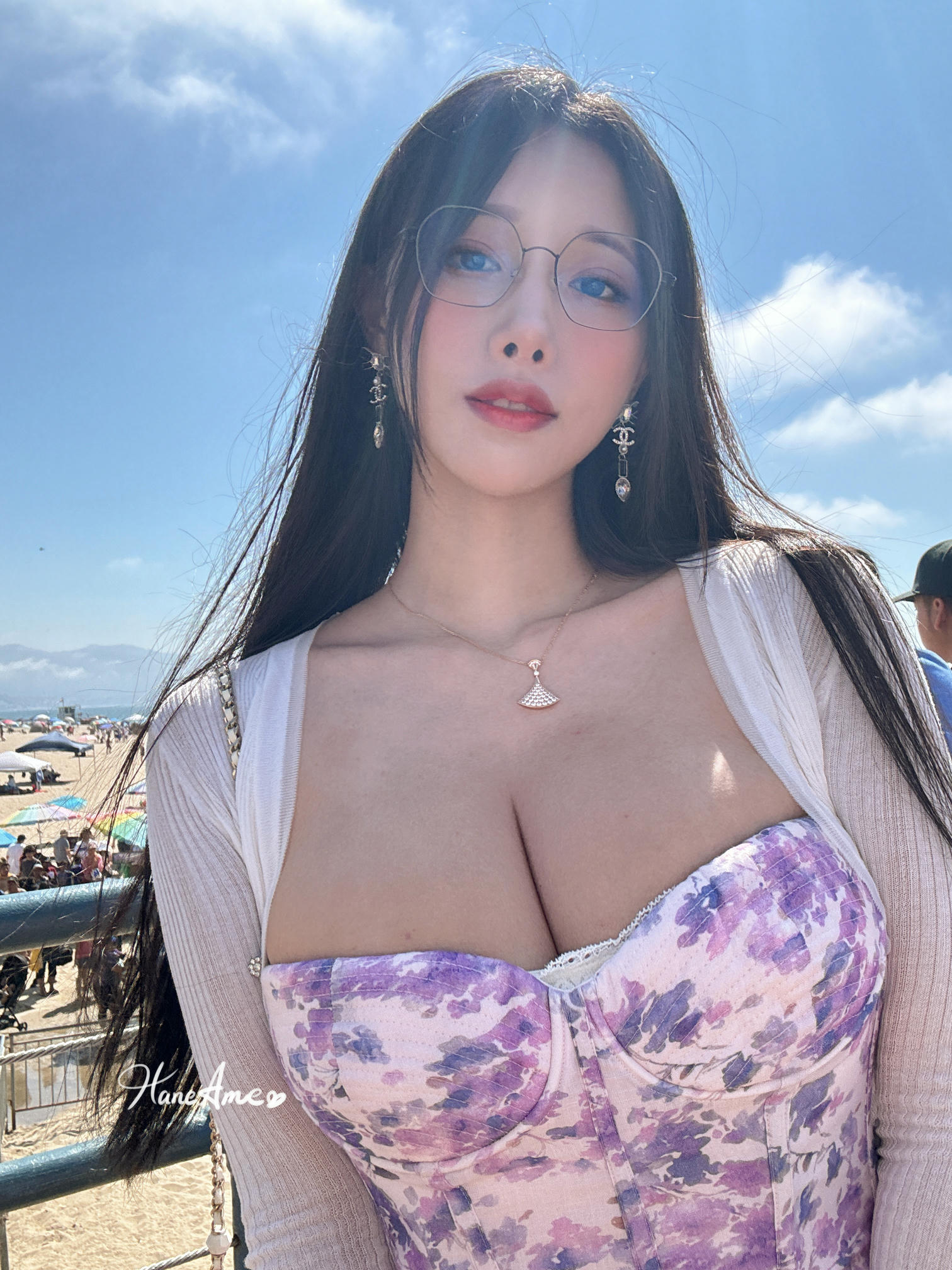 HaneAme雨波 NO.320 24年08月订阅 Glasses Girlfriend USA 眼鏡女友 夏末美國回憶[72P-240.3M]_第3集