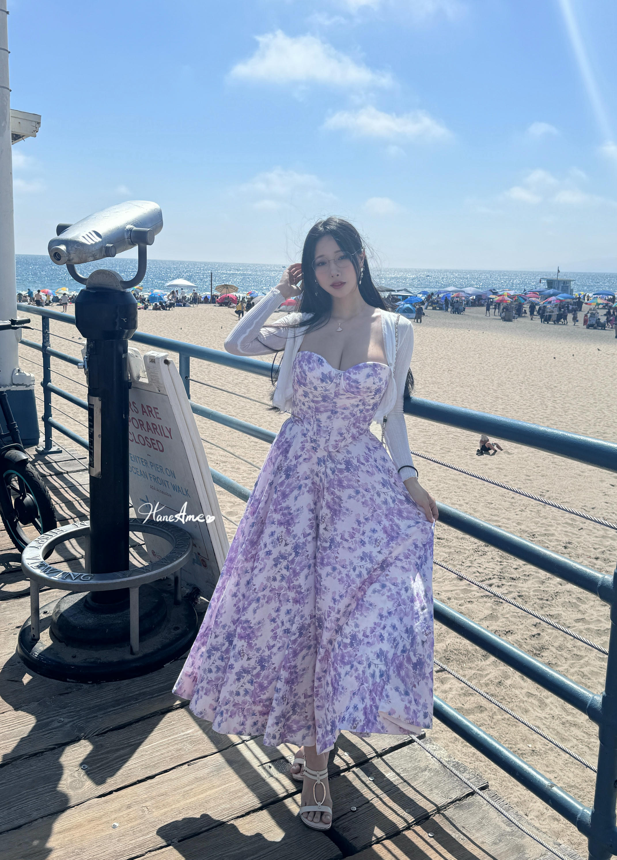 HaneAme雨波 NO.320 24年08月订阅 Glasses Girlfriend USA 眼鏡女友 夏末美國回憶[72P-240.3M]_第4集