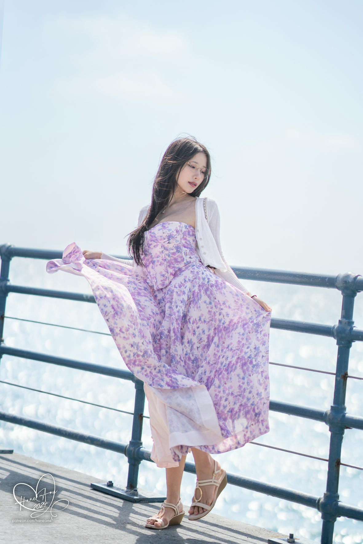 HaneAme雨波 NO.320 24年08月订阅 Glasses Girlfriend USA 眼鏡女友 夏末美國回憶[72P-240.3M]_第1集