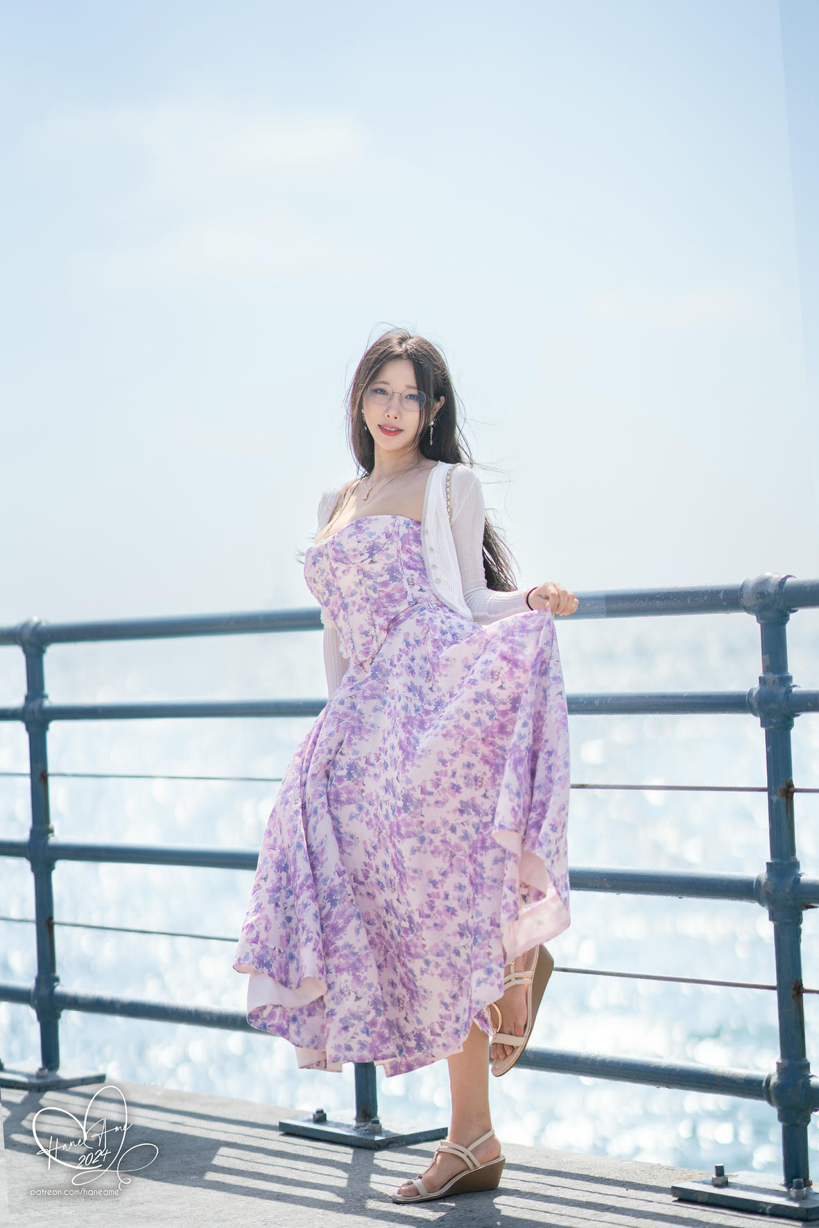 HaneAme雨波 NO.320 24年08月订阅 Glasses Girlfriend USA 眼鏡女友 夏末美國回憶[72P-240.3M]_第1集