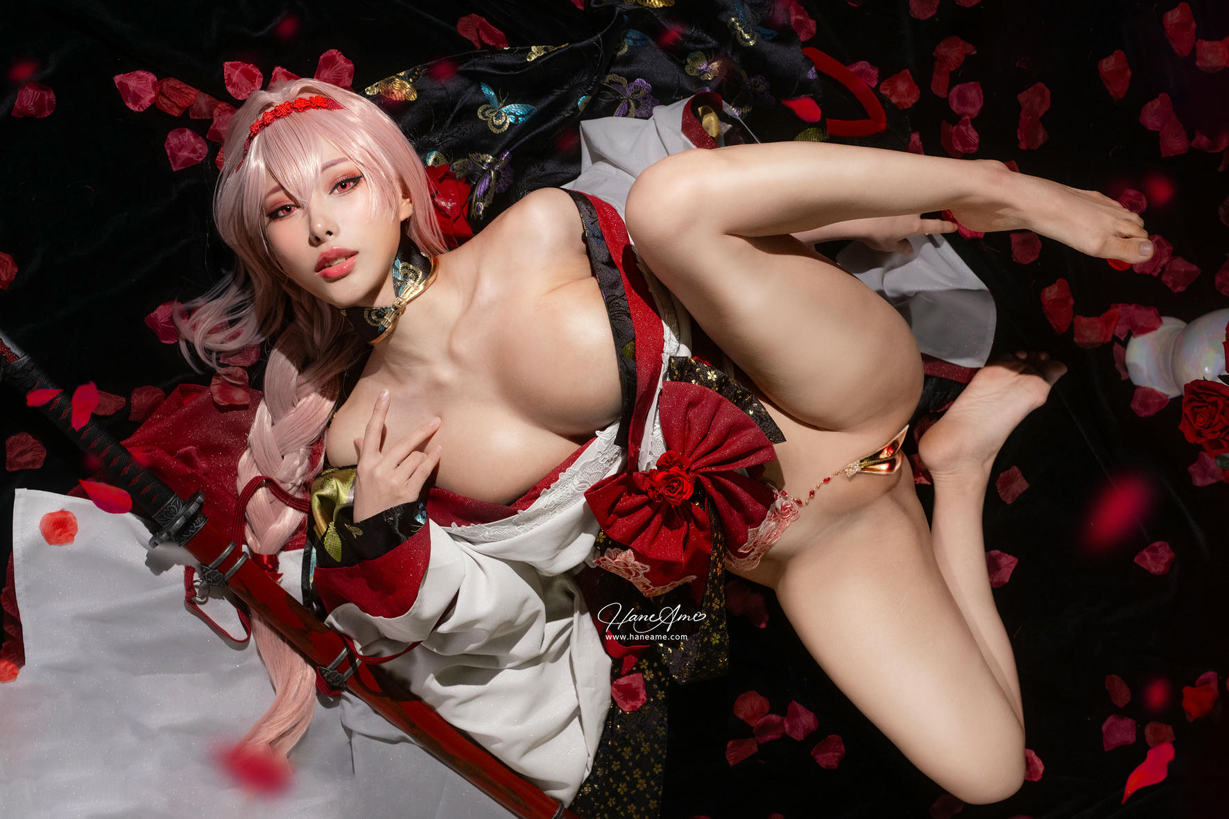 HaneAme雨波 NO.340 2024年11月 NIKKE 紅蓮 暗影 [38P5V 1.08GB]_第1集