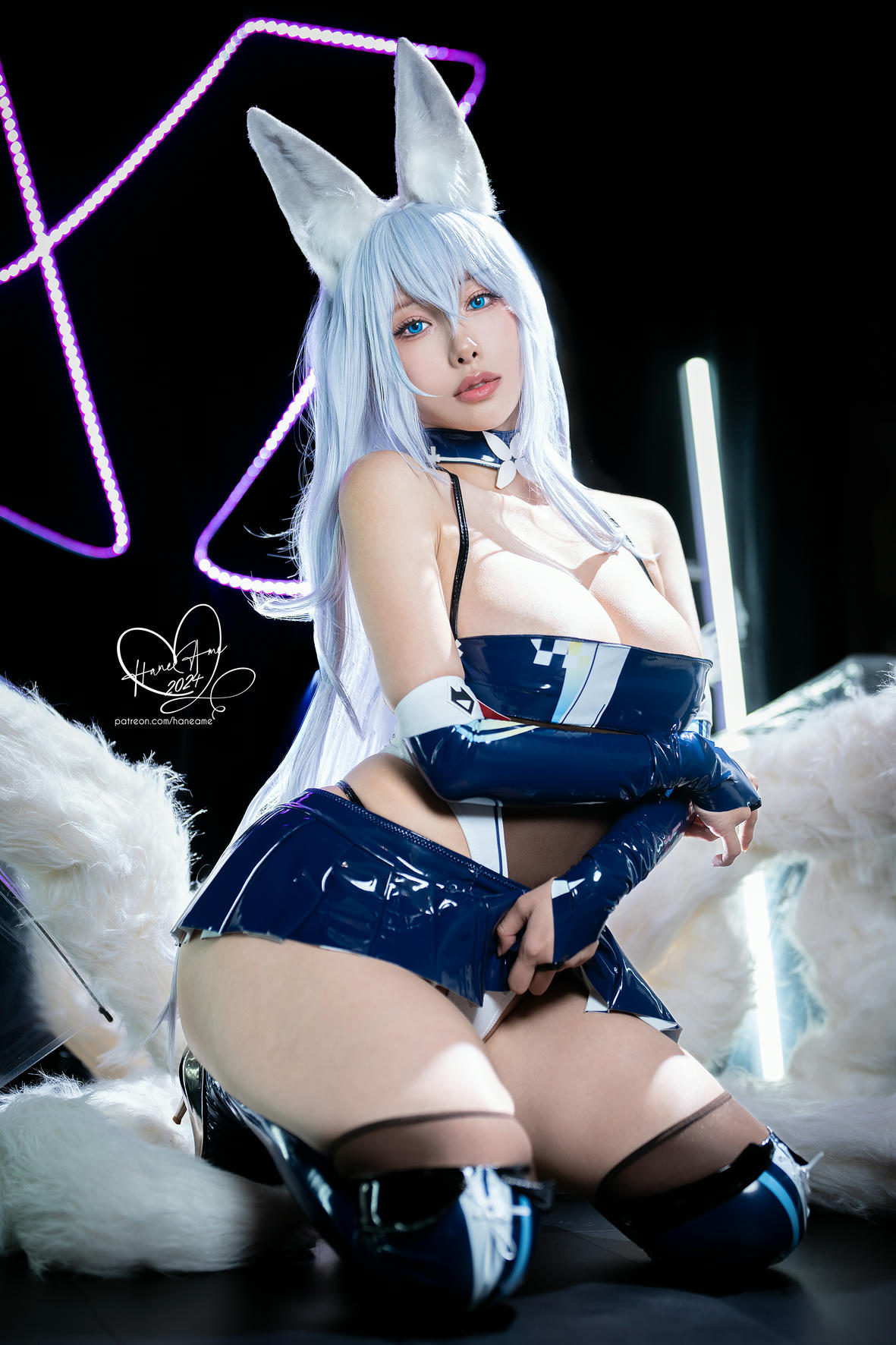 HaneAme雨波 NO.341 2024年11月 碧藍航線 信濃賽車女郎 [41P2V 410MB]_第1集