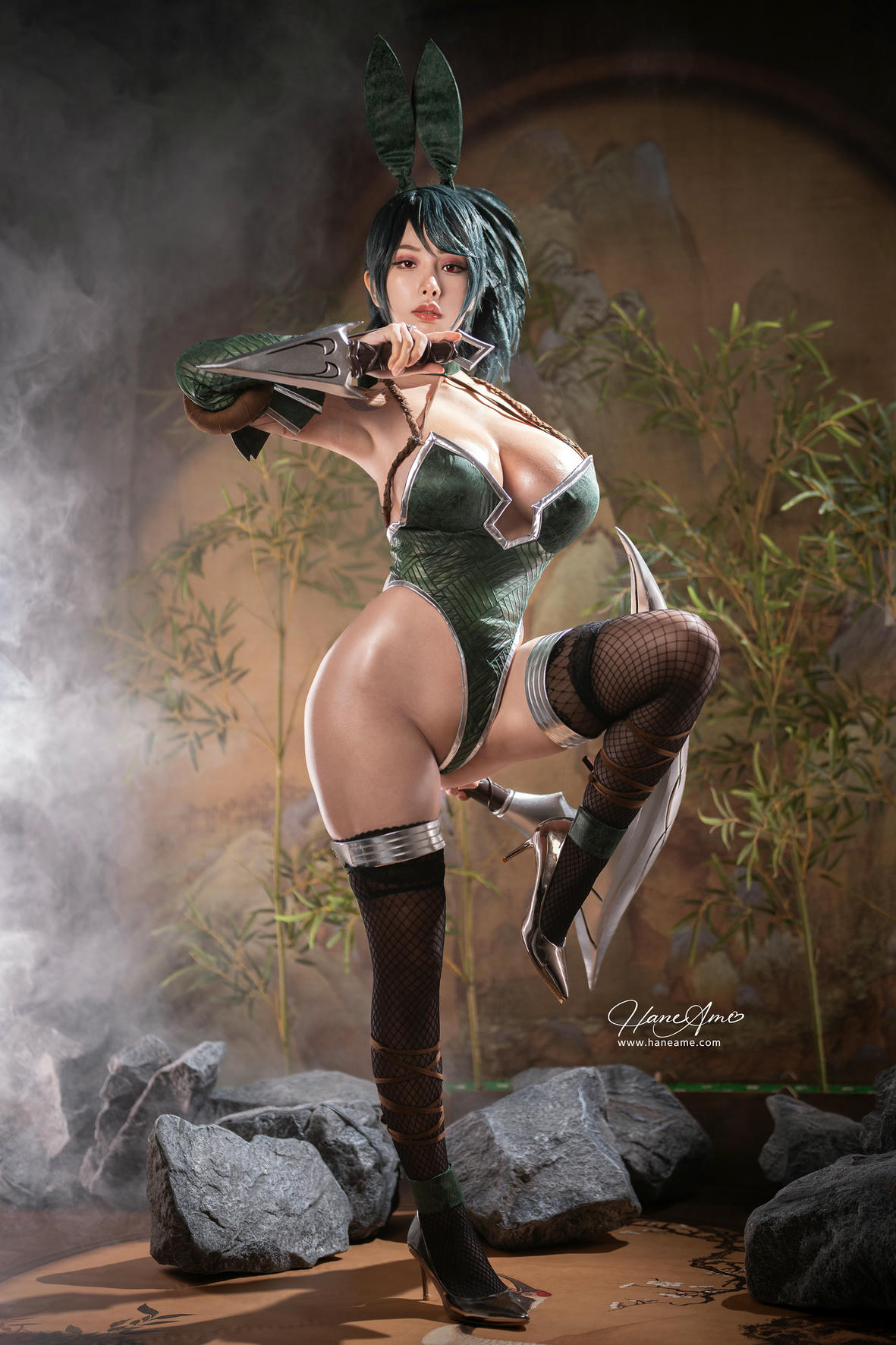 HaneAme雨波 NO.342 2024年11月 英雄聯盟 阿卡莉 兔女郎 [42P4V 508MB]_第1集