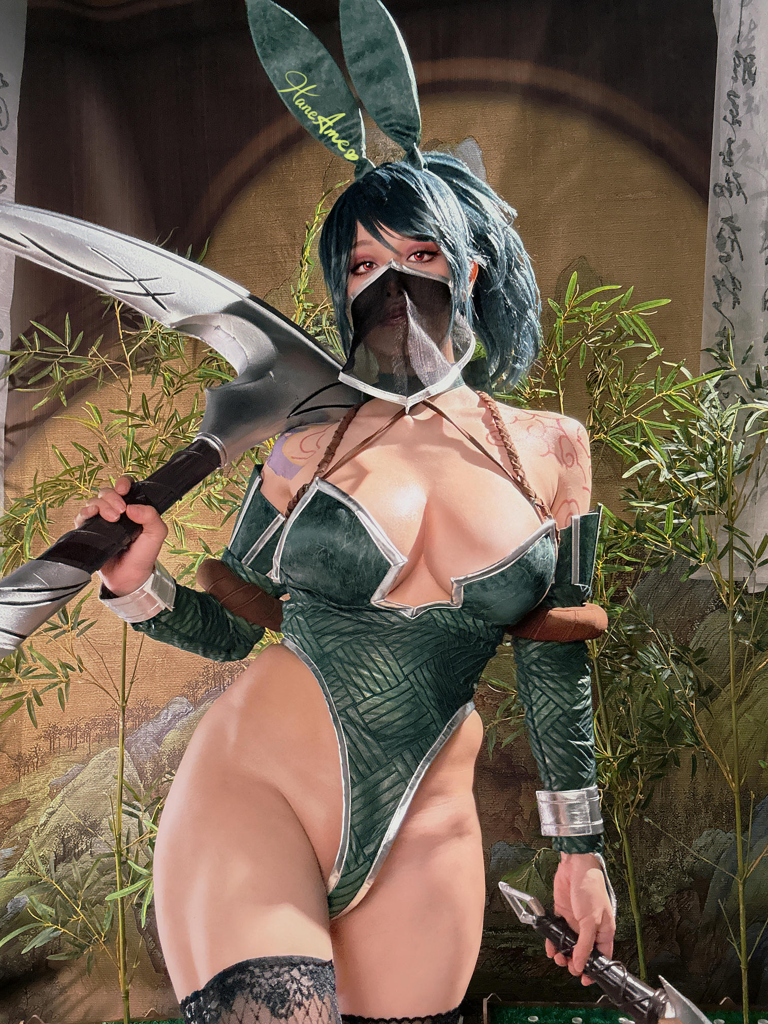 HaneAme雨波 NO.342 2024年11月 英雄聯盟 阿卡莉 兔女郎 [42P4V 508MB]_第2集